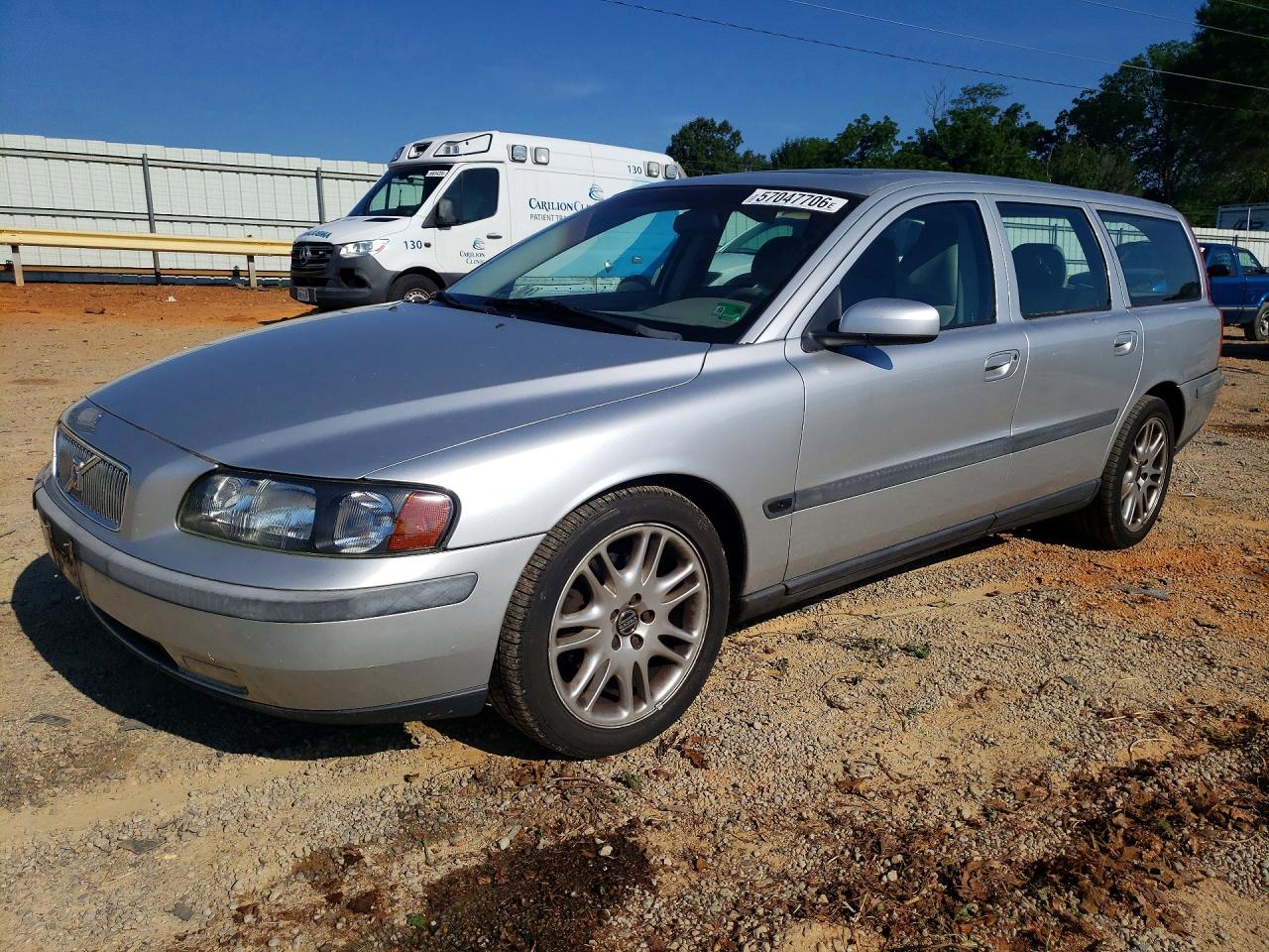 2004 Volvo V70 Fwd Silver vin: YV1SW59V242451163