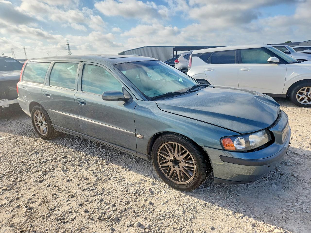 2004 Volvo V70 Fwd Blue vin: YV1SW59V942443805