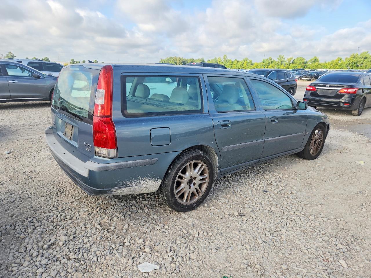 2004 Volvo V70 Fwd Blue vin: YV1SW59V942443805