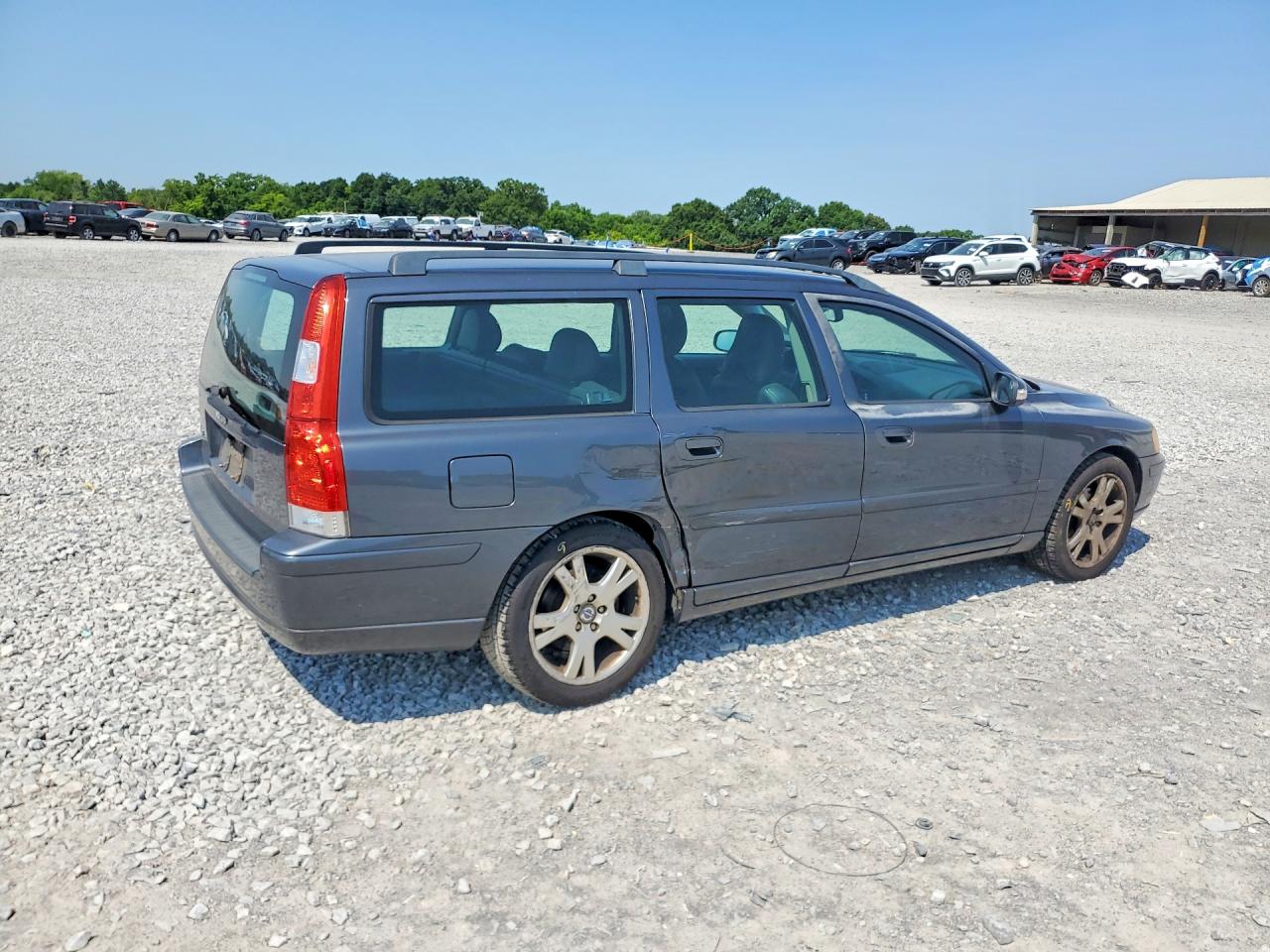 2007 Volvo V70 Gray vin: YV1SW612072659750