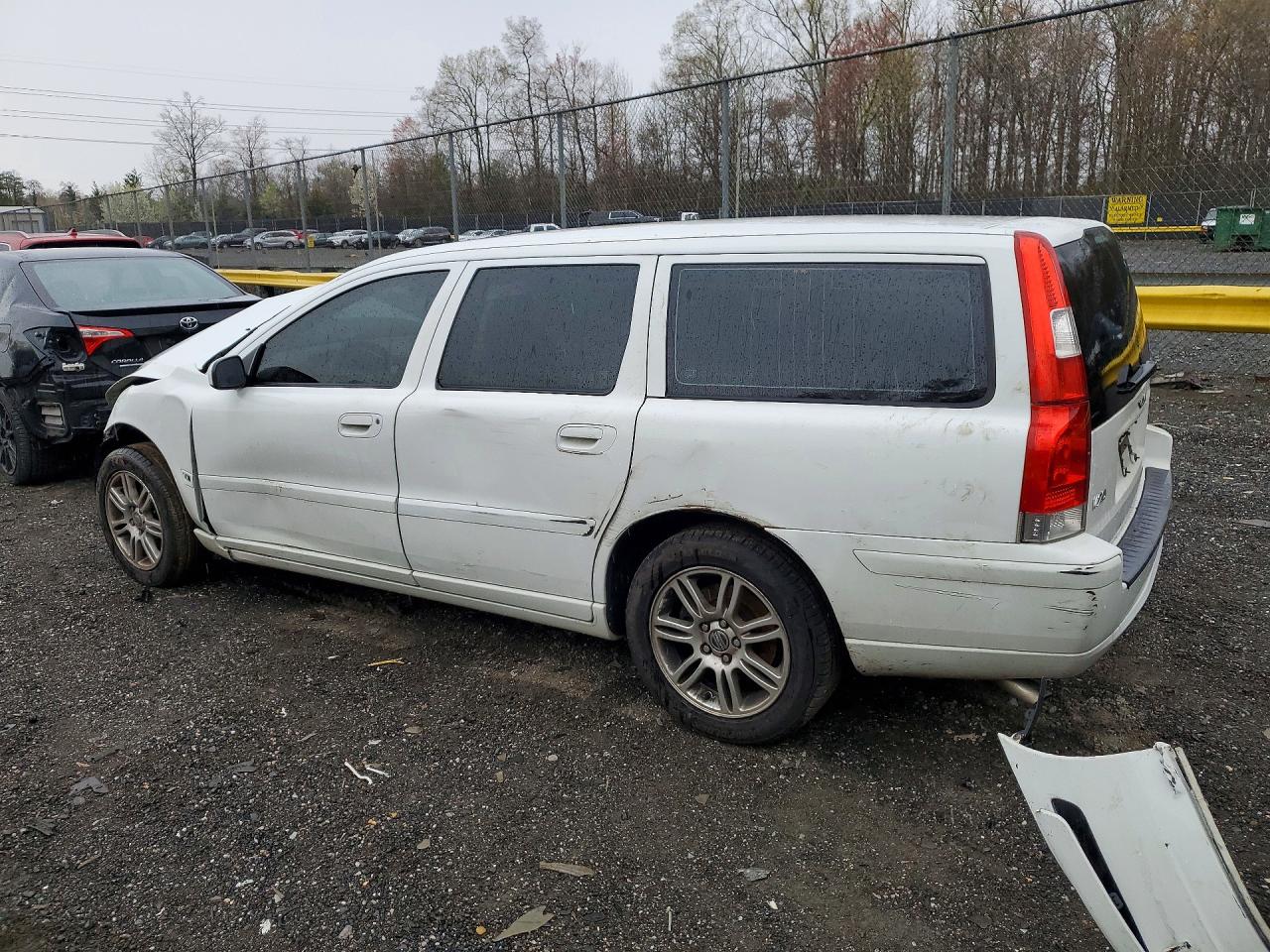 2006 Volv V70 White vin: YV1SW612162587049