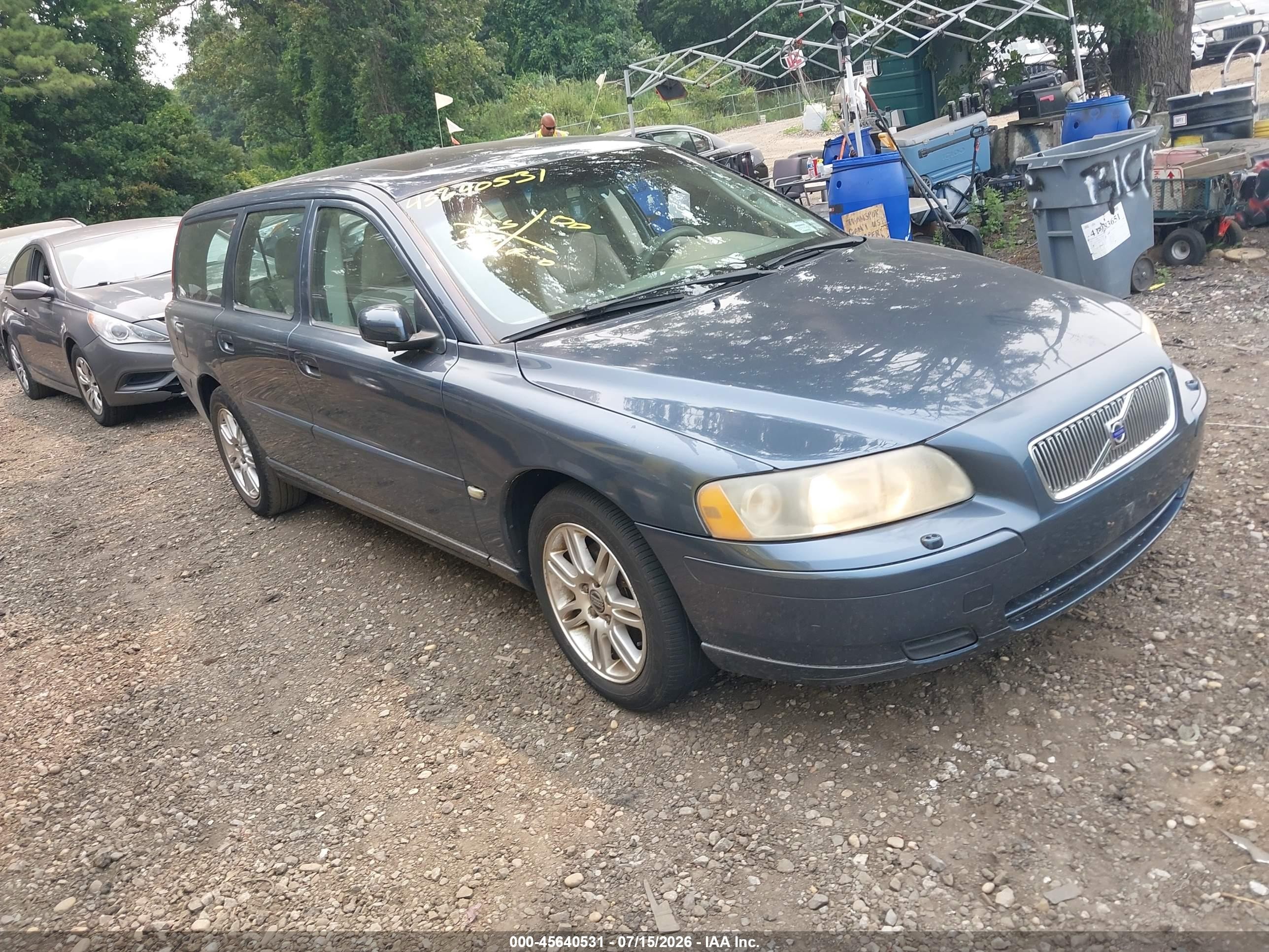 2006 Volvo V70 2.4 Blue vin: YV1SW612561536756