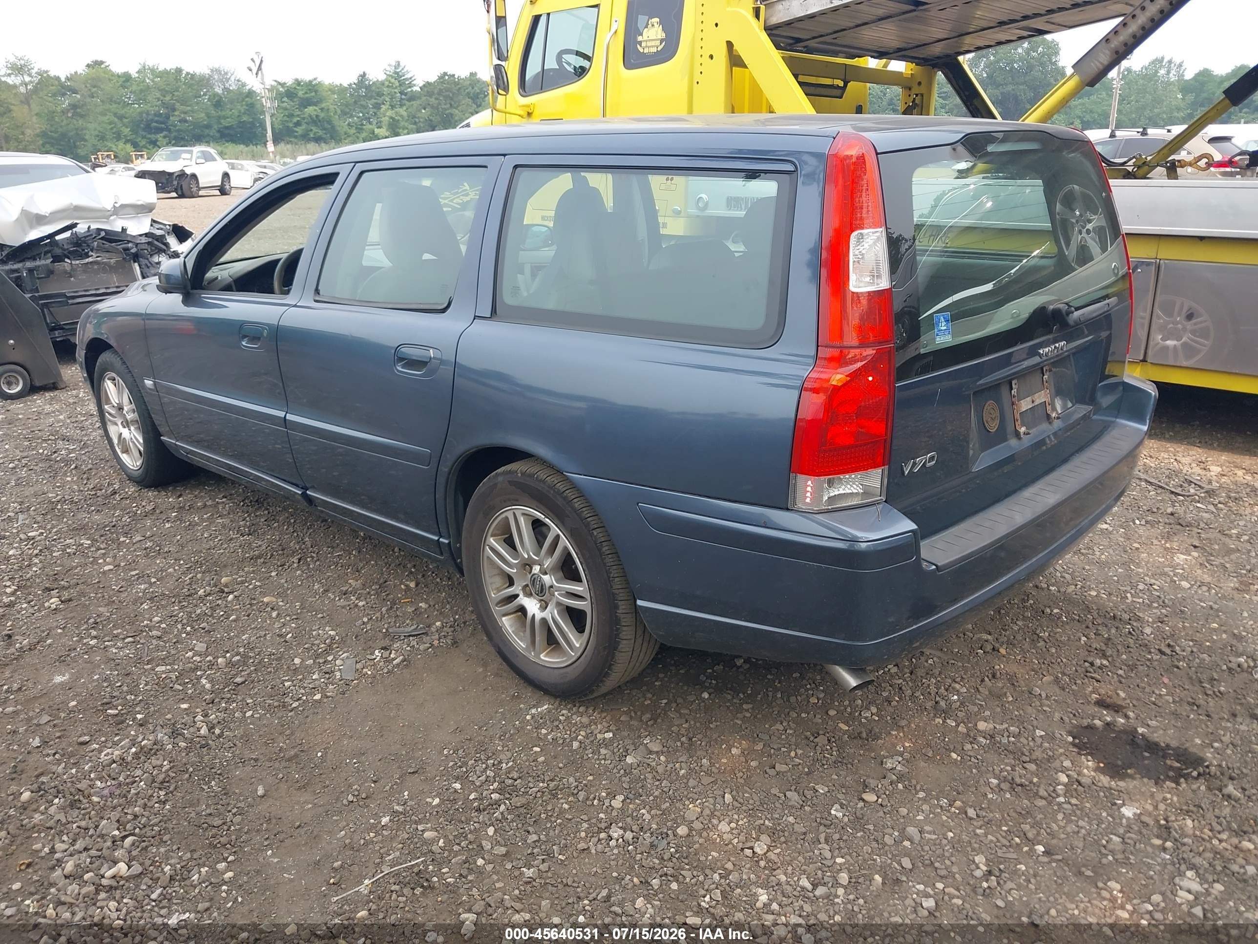 2006 Volvo V70 2.4 Blue vin: YV1SW612561536756