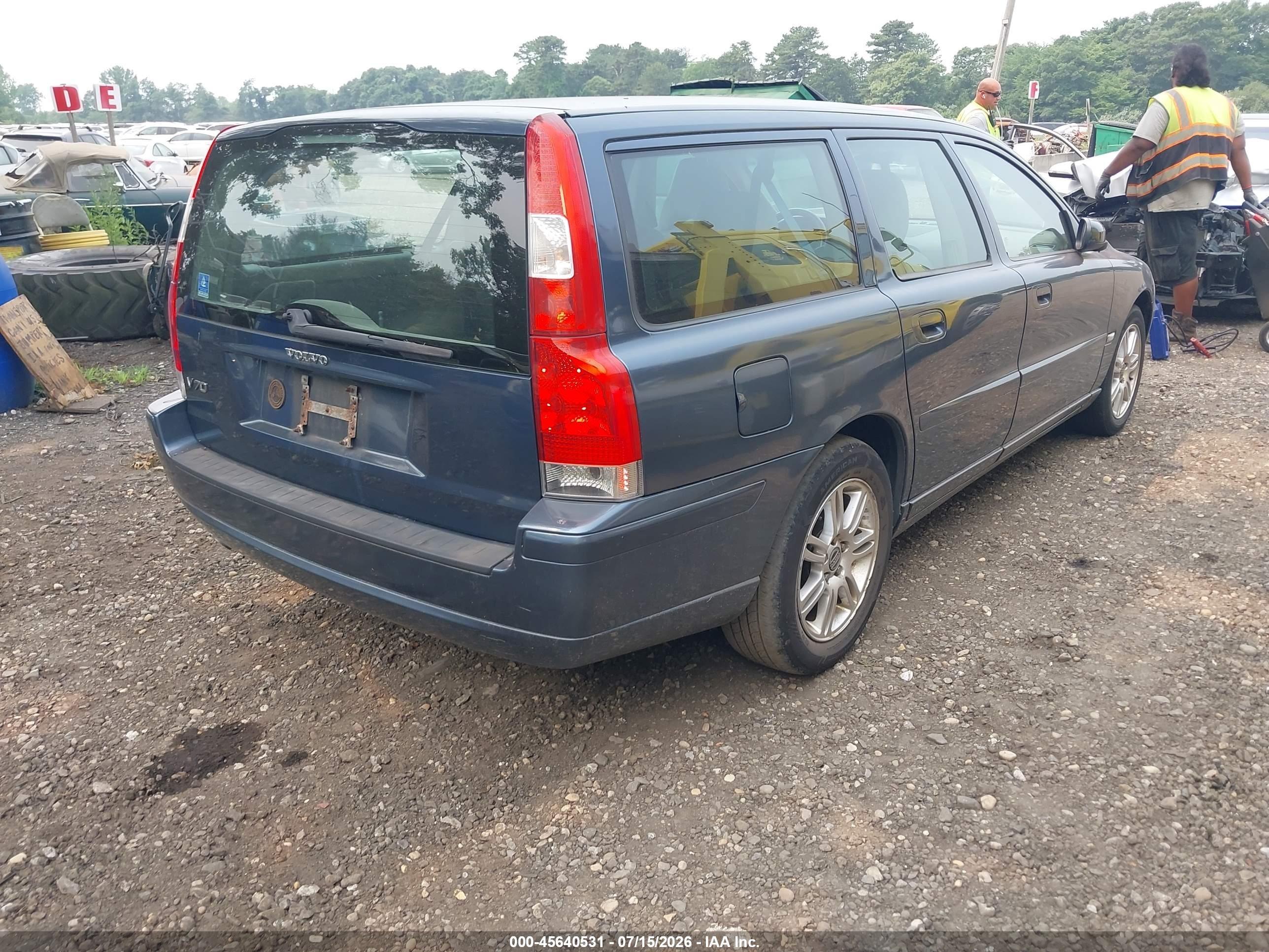 2006 Volvo V70 2.4 Blue vin: YV1SW612561536756