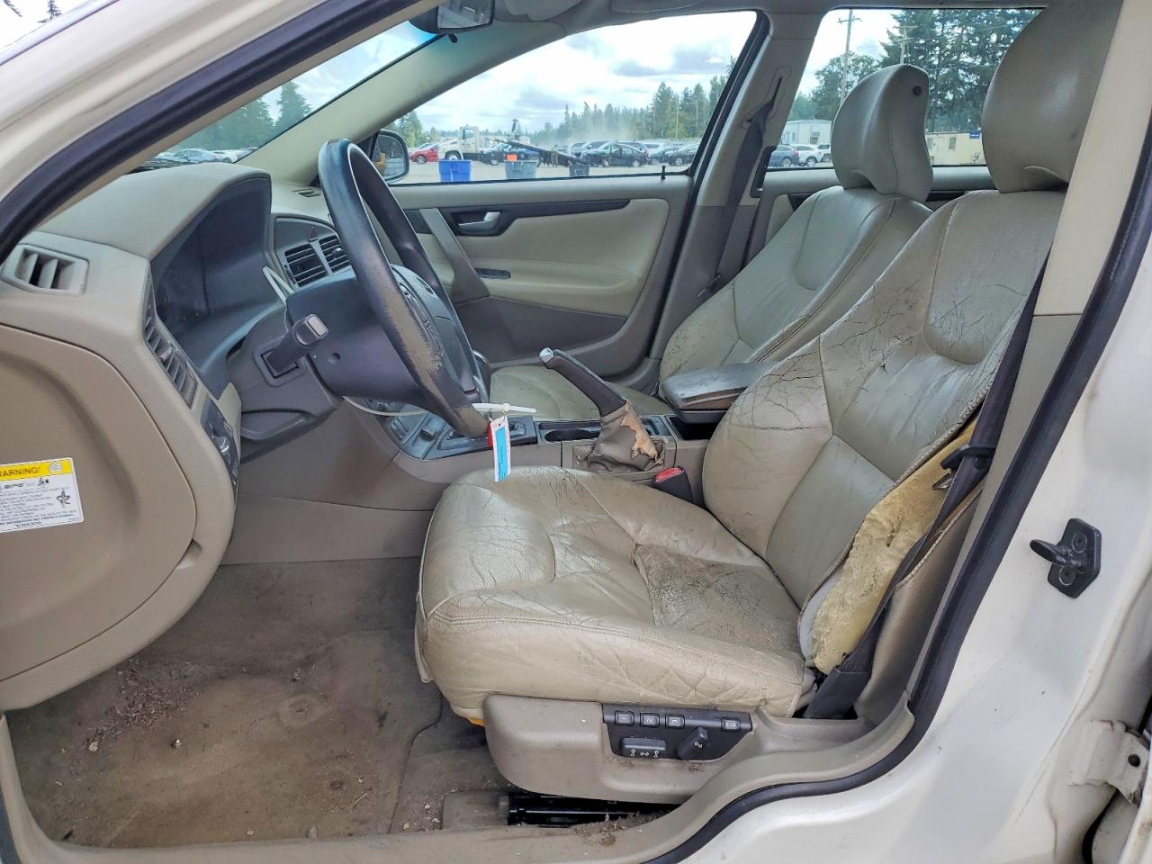 2002 Volvo V70 White vin: YV1SW61R122240800