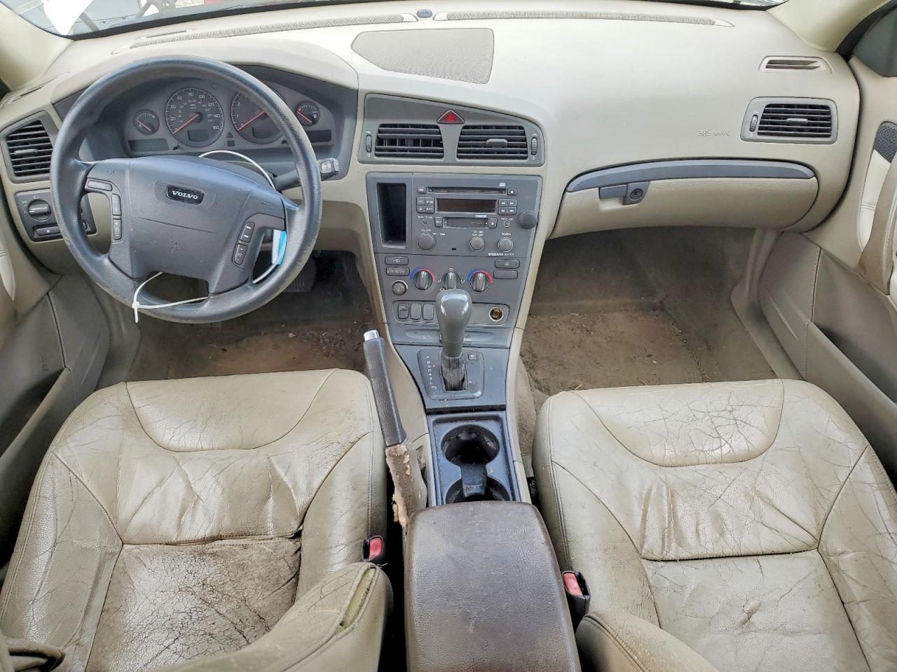 2002 Volvo V70 White vin: YV1SW61R122240800