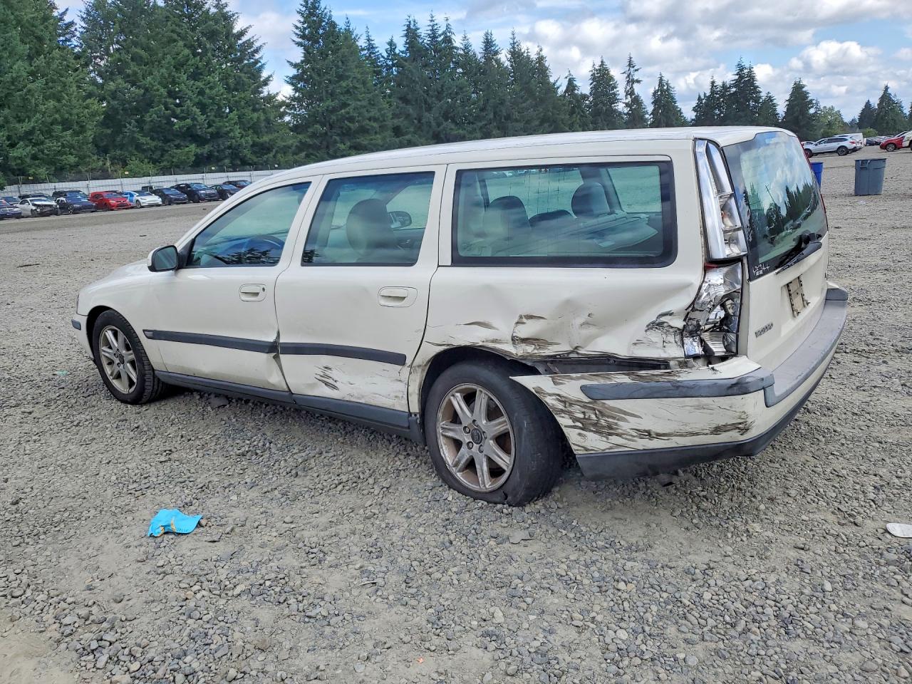 2002 Volvo V70 White vin: YV1SW61R122240800