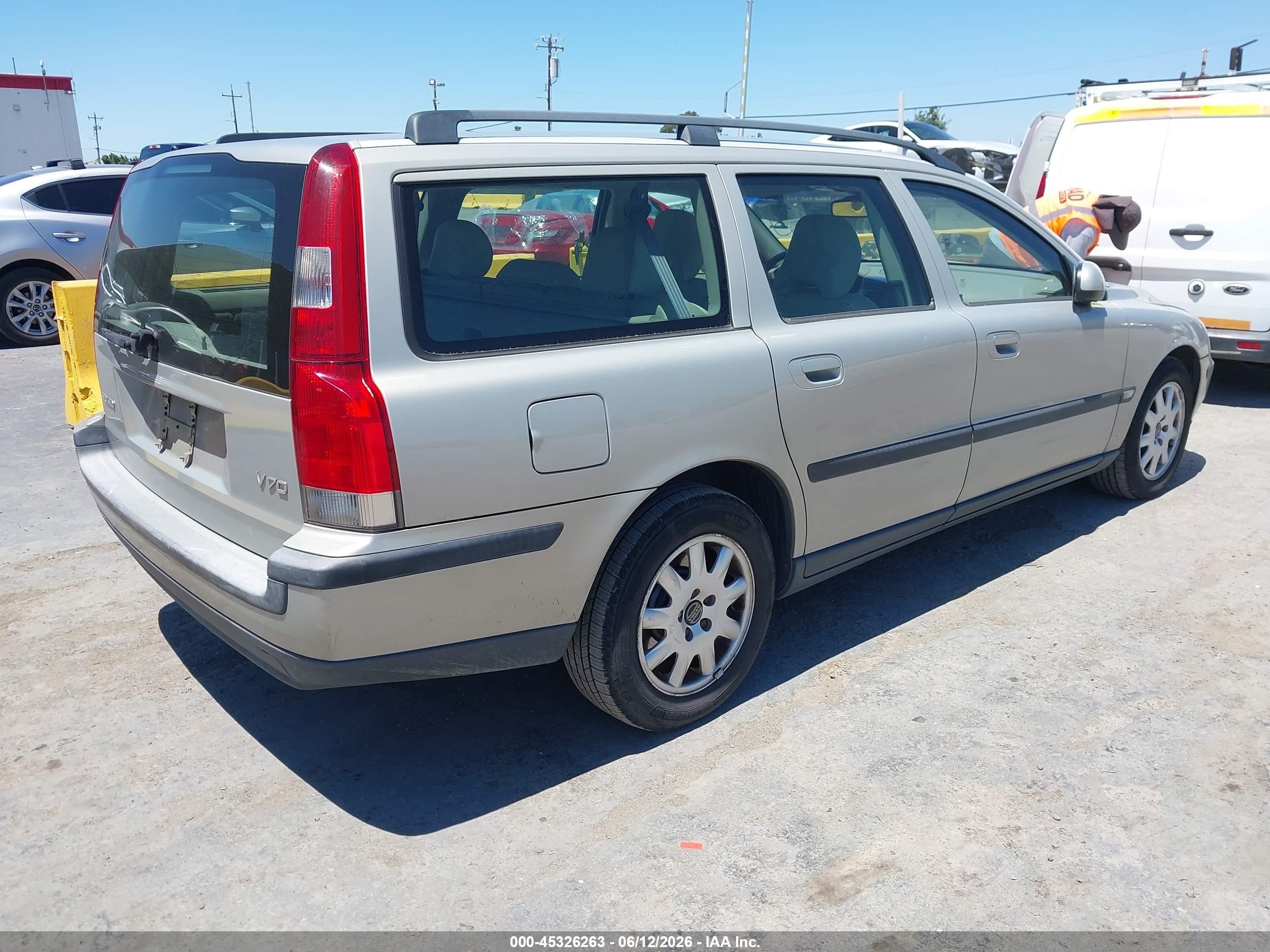 2002 Volvo V70 2.4 Gray vin: YV1SW61R221183738