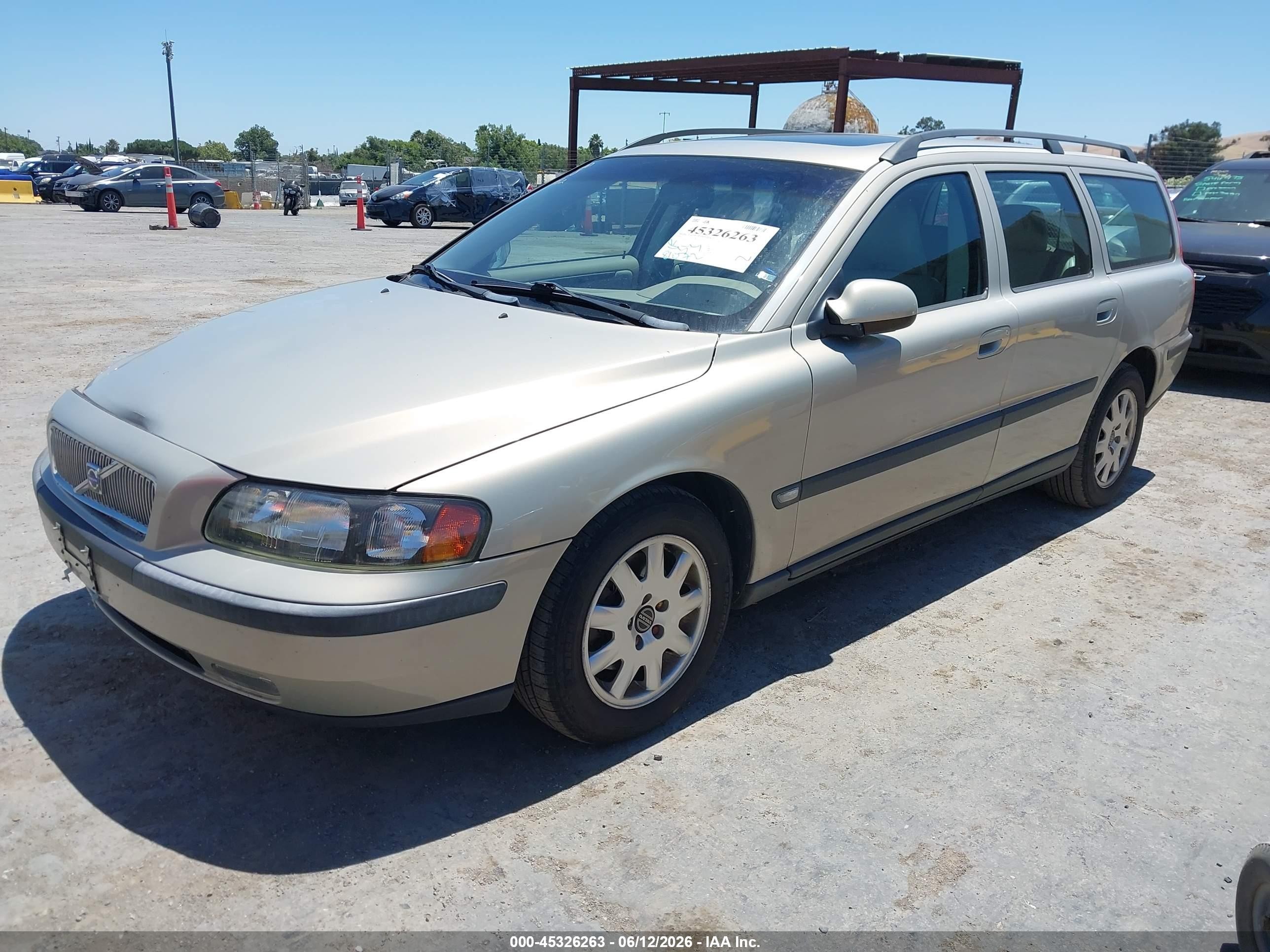 2002 Volvo V70 2.4 Gray vin: YV1SW61R221183738
