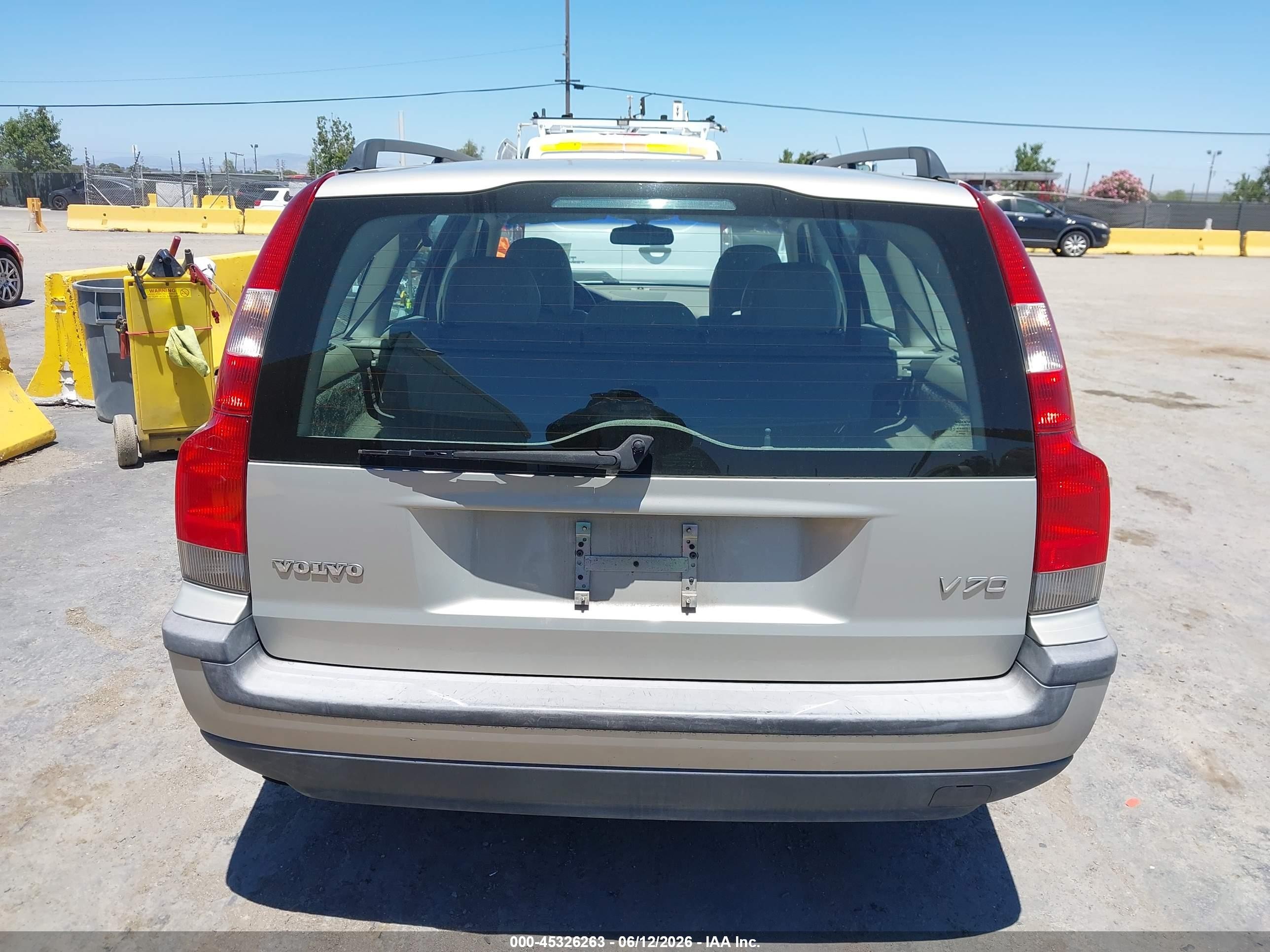 2002 Volvo V70 2.4 Gray vin: YV1SW61R221183738