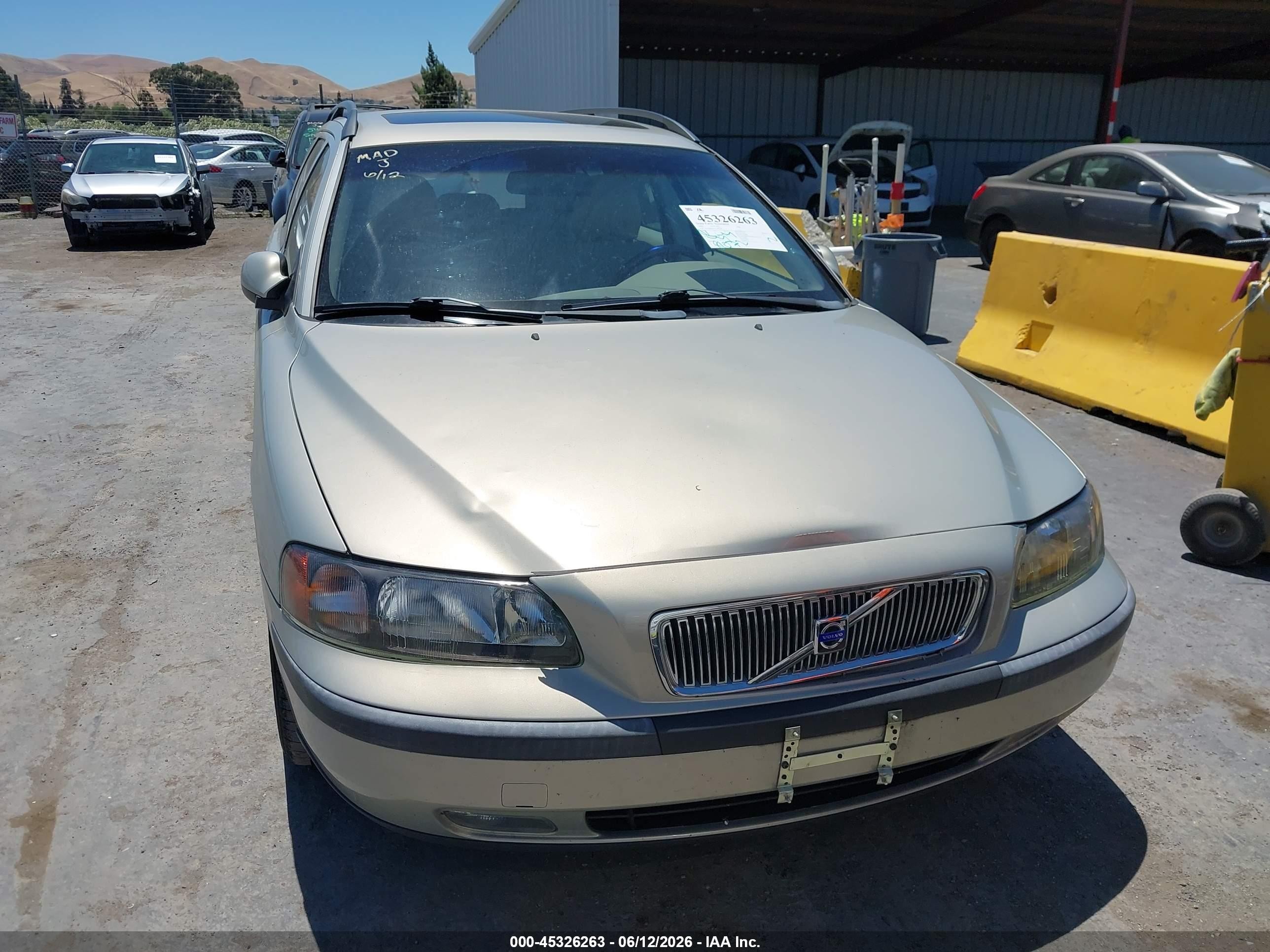2002 Volvo V70 2.4 Gray vin: YV1SW61R221183738