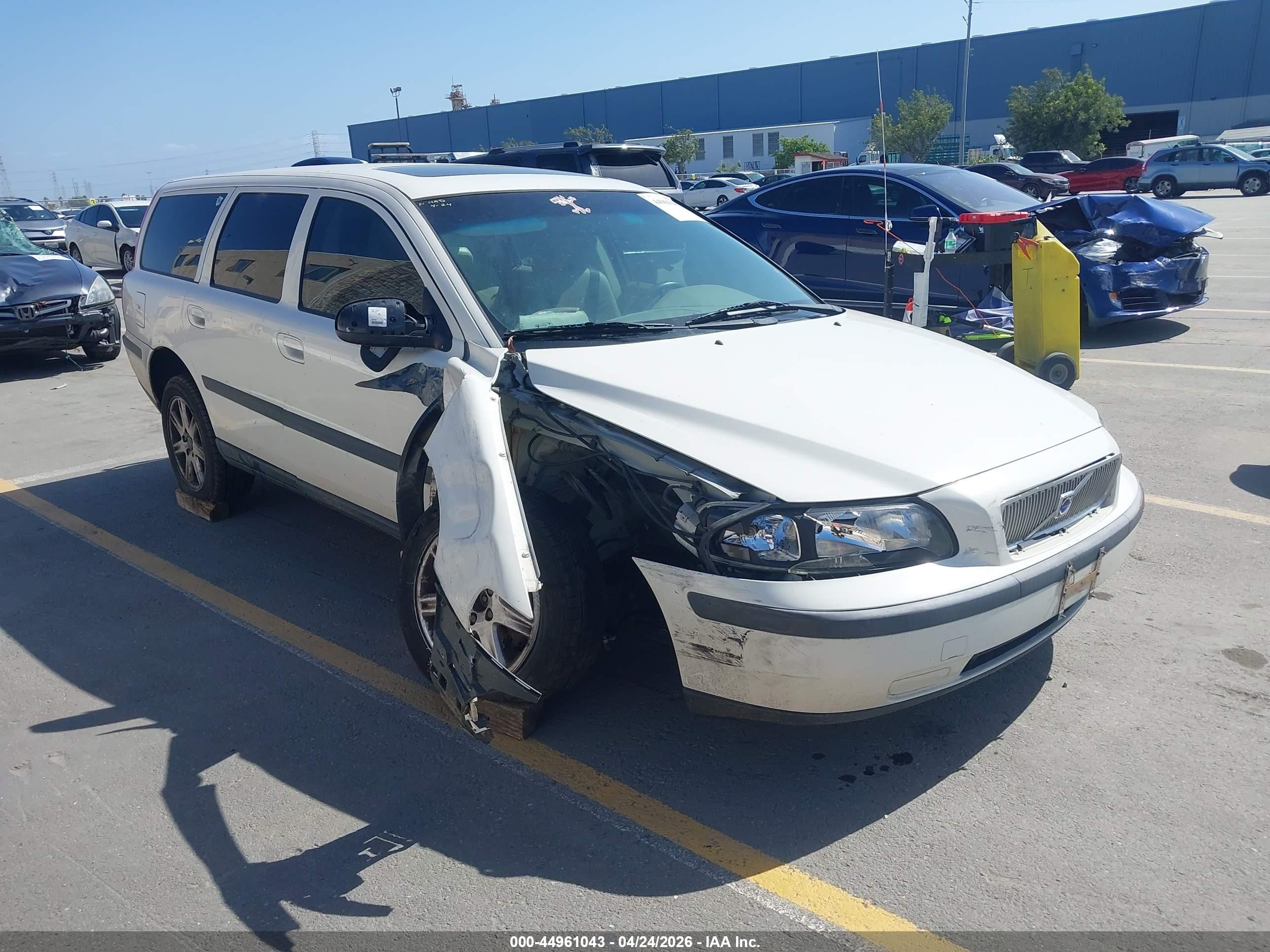 2002 Volvo V70 2.4 Белый vin: YV1SW61R521191350