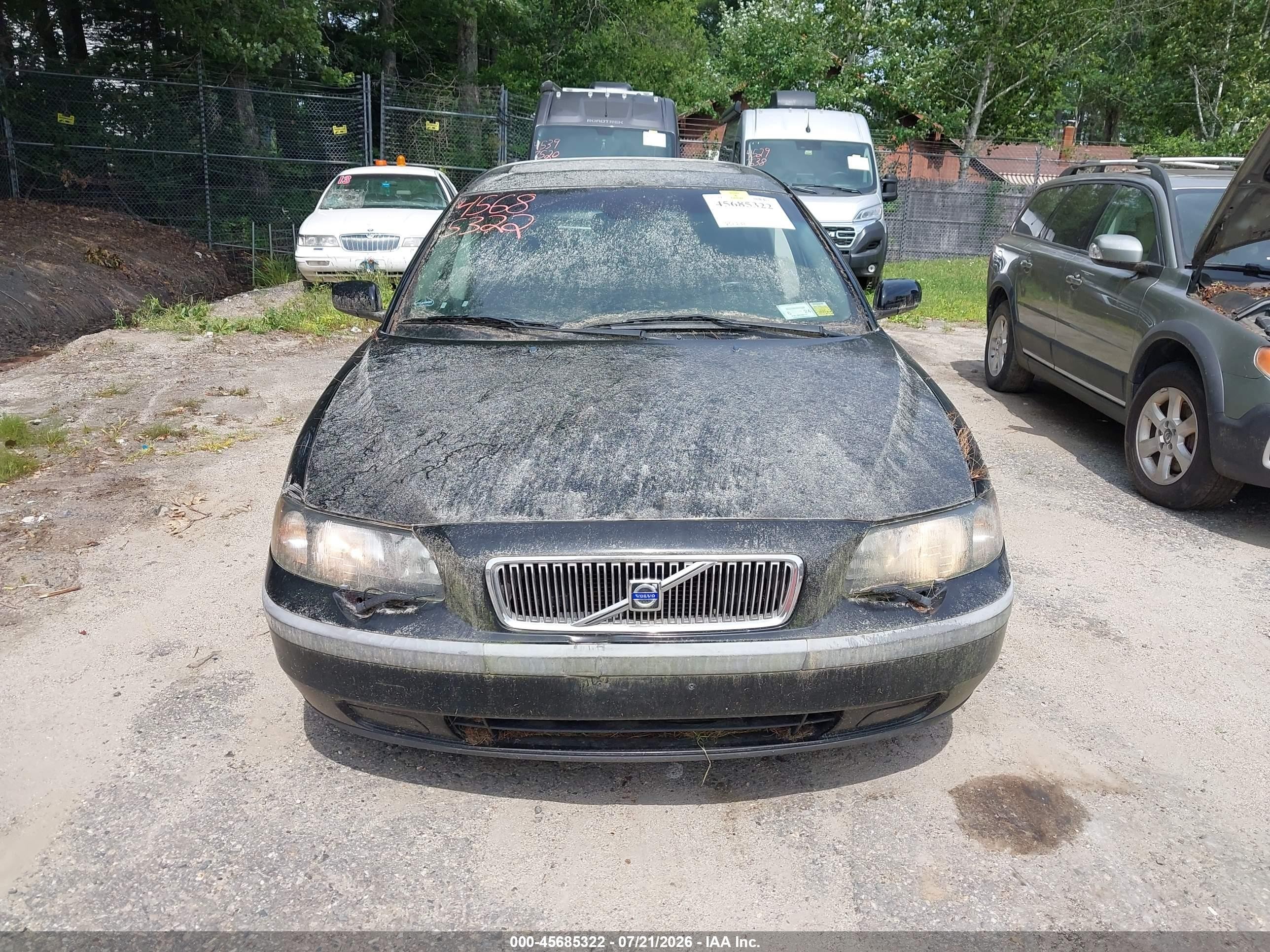 2004 Volvo V70 2.4 Black vin: YV1SW61T542371677