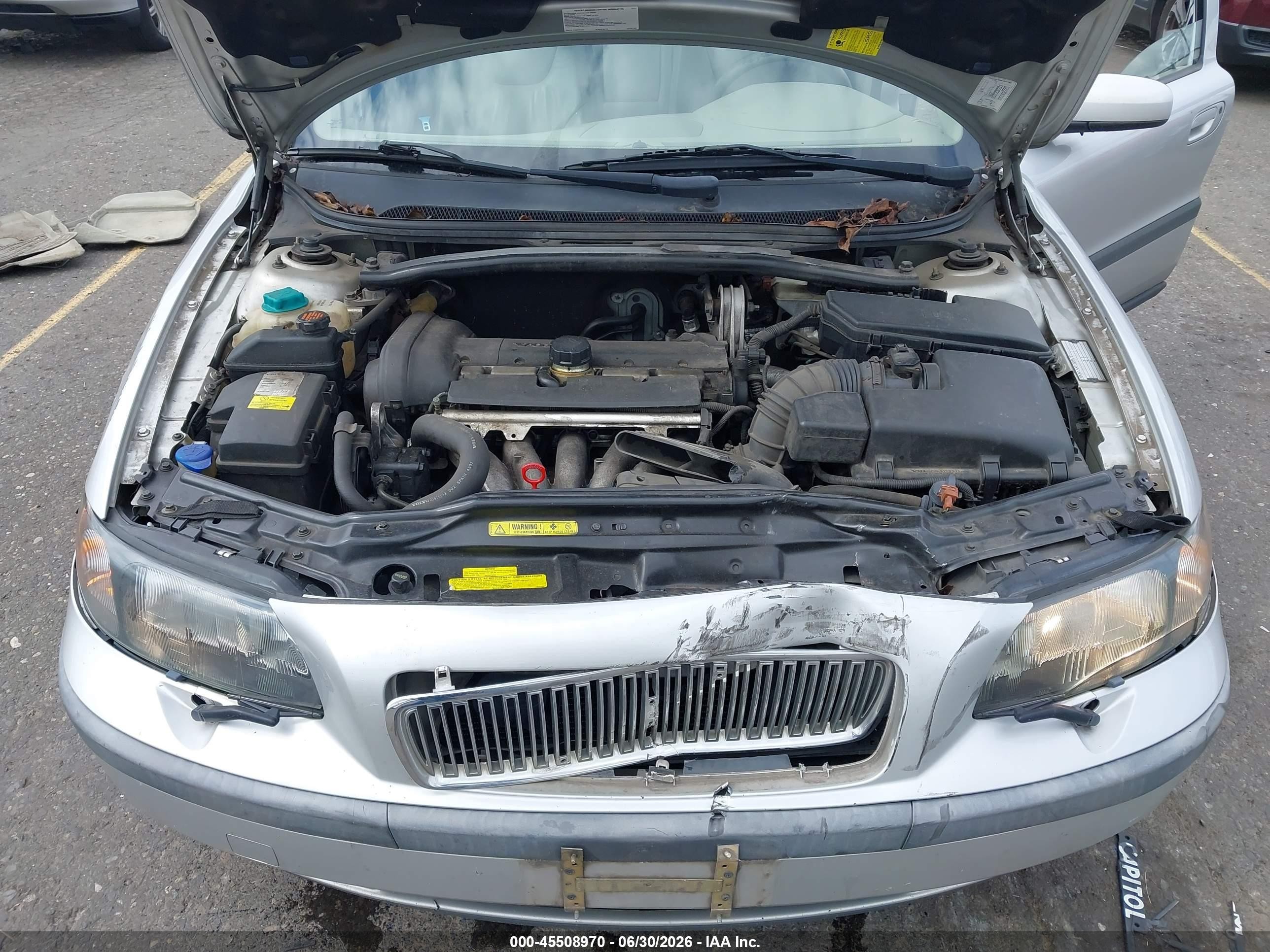 2004 Volvo V70 2.4 Серебряный vin: YV1SW61T542406234
