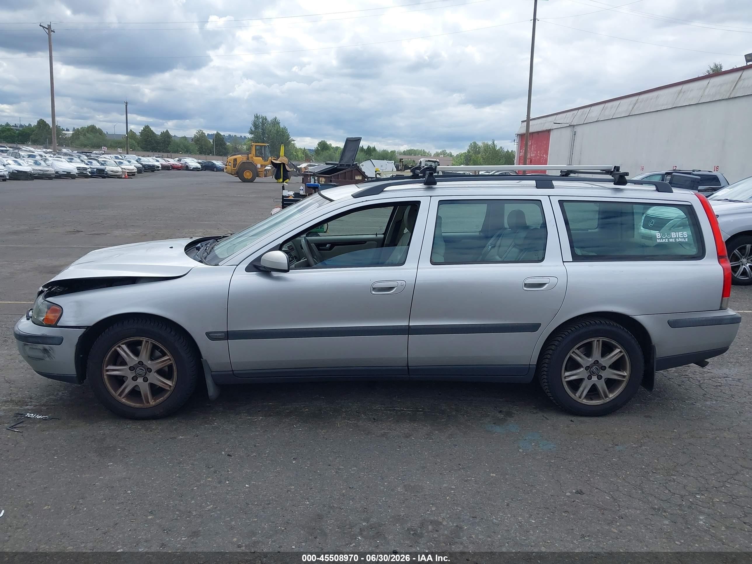 2004 Volvo V70 2.4 Серебряный vin: YV1SW61T542406234