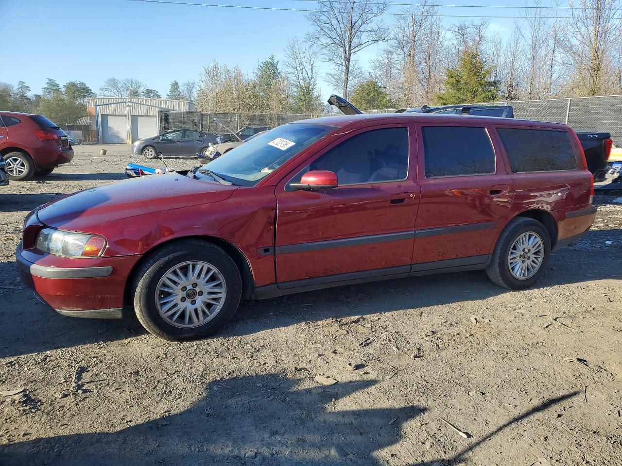 2004 Volvo V70 Burgundy vin: YV1SW61T642426752