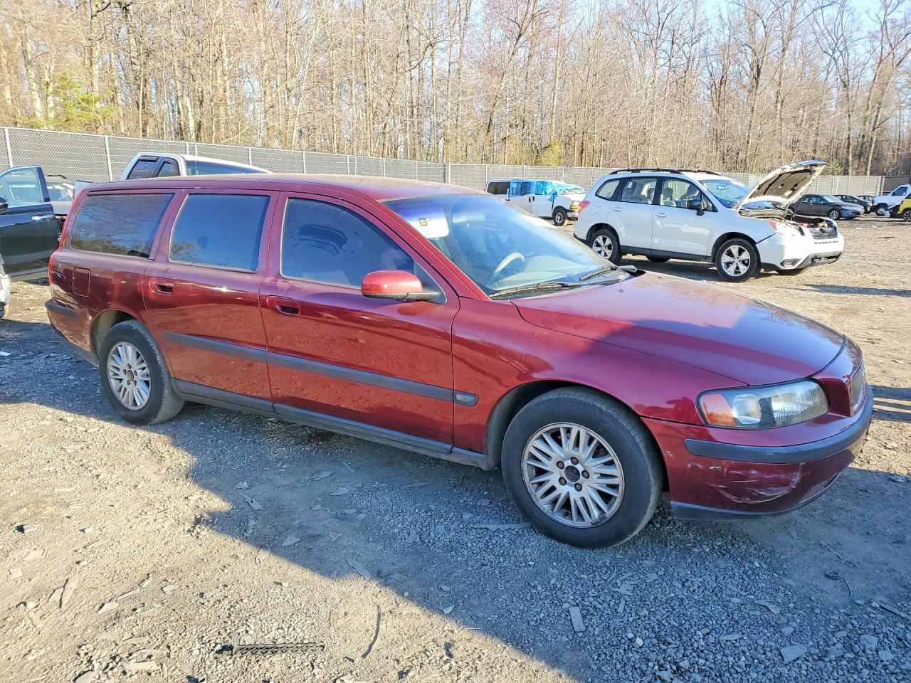 2004 Volvo V70 Burgundy vin: YV1SW61T642426752