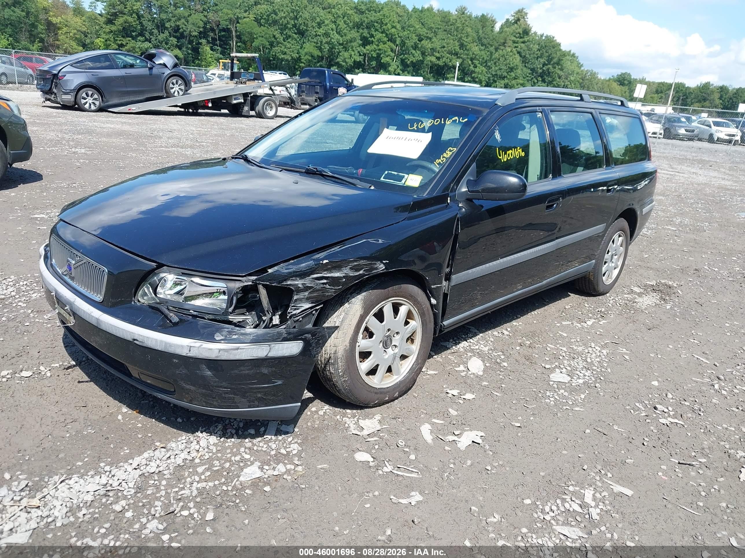 2003 Volvo V70 2.4 Black vin: YV1SW61T732324374