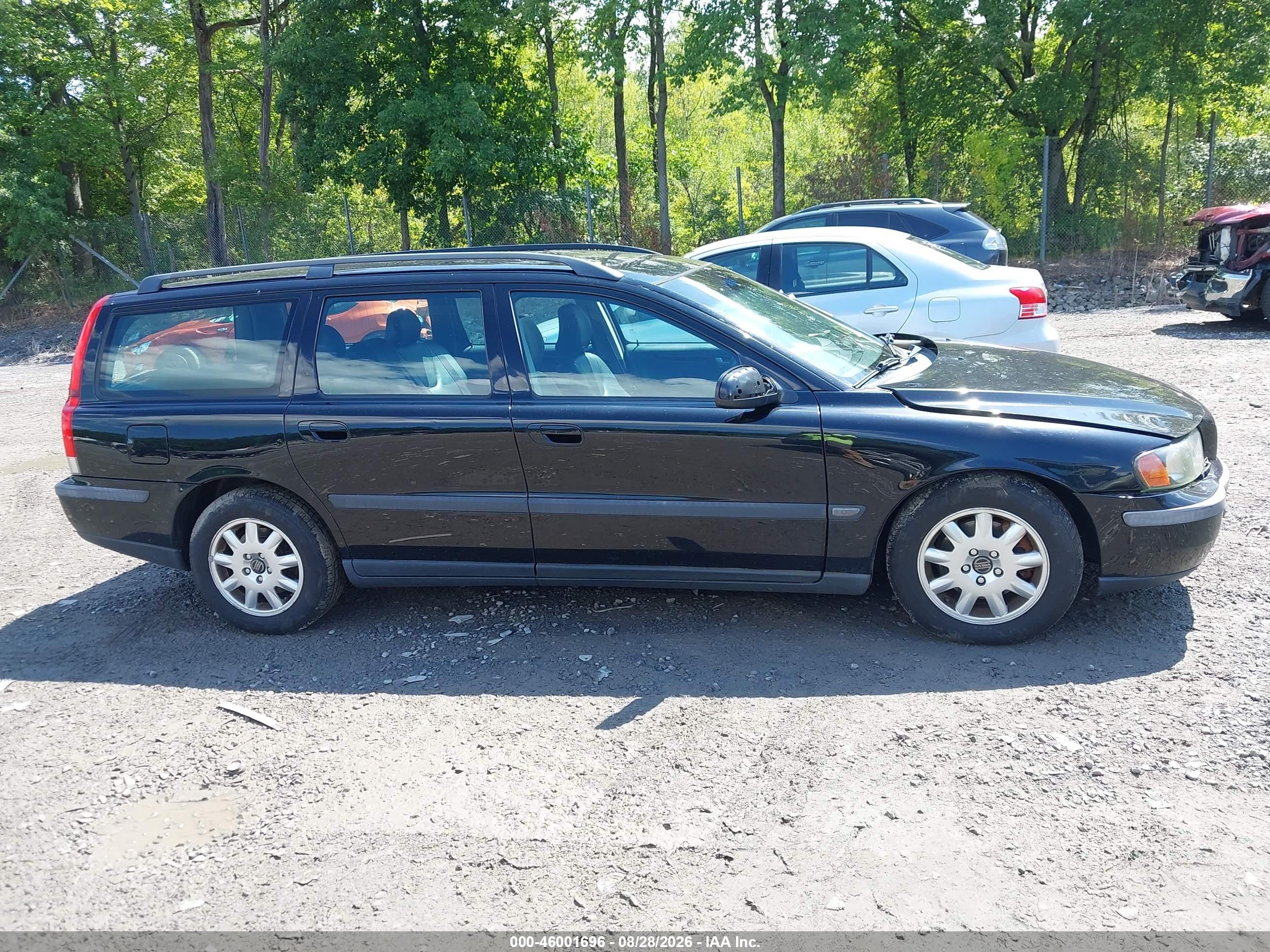 2003 Volvo V70 2.4 Black vin: YV1SW61T732324374