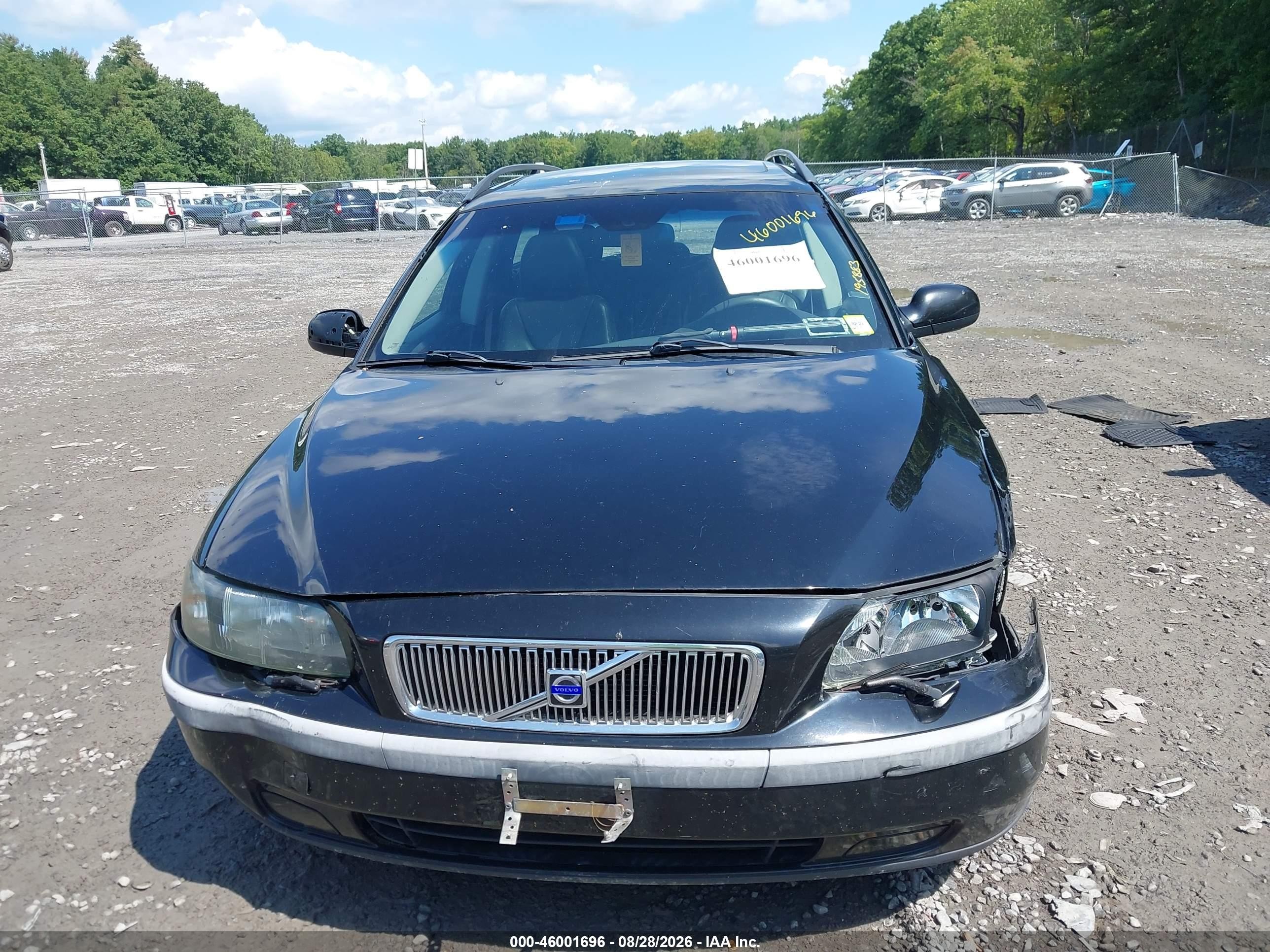 2003 Volvo V70 2.4 Black vin: YV1SW61T732324374