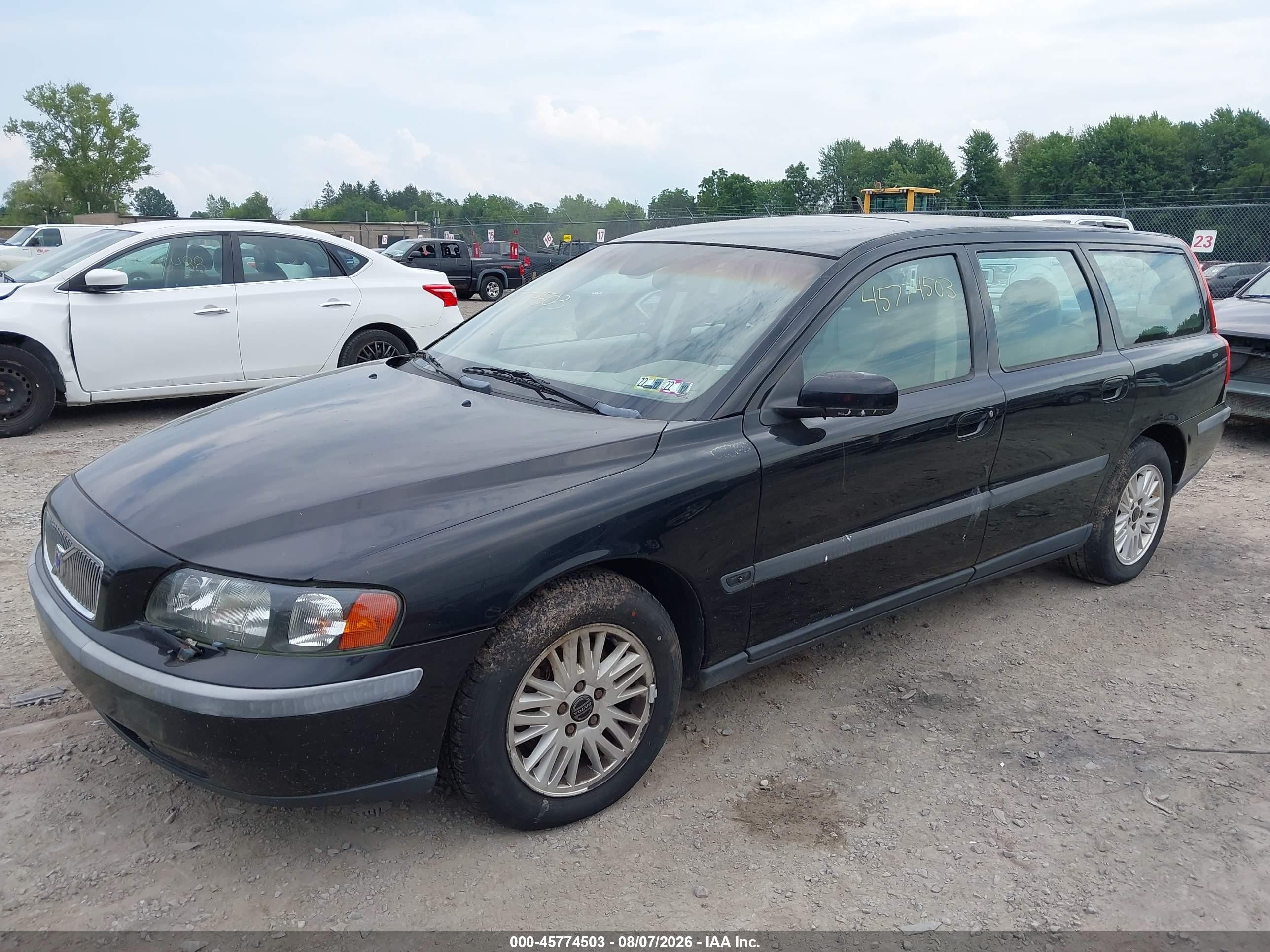 2004 Volvo V70 2.4 Black vin: YV1SW61T742406493
