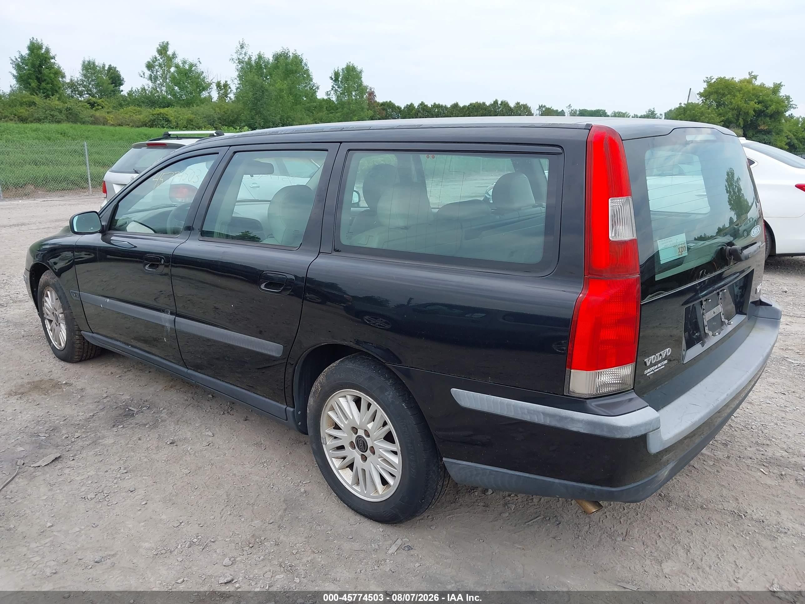 2004 Volvo V70 2.4 Black vin: YV1SW61T742406493