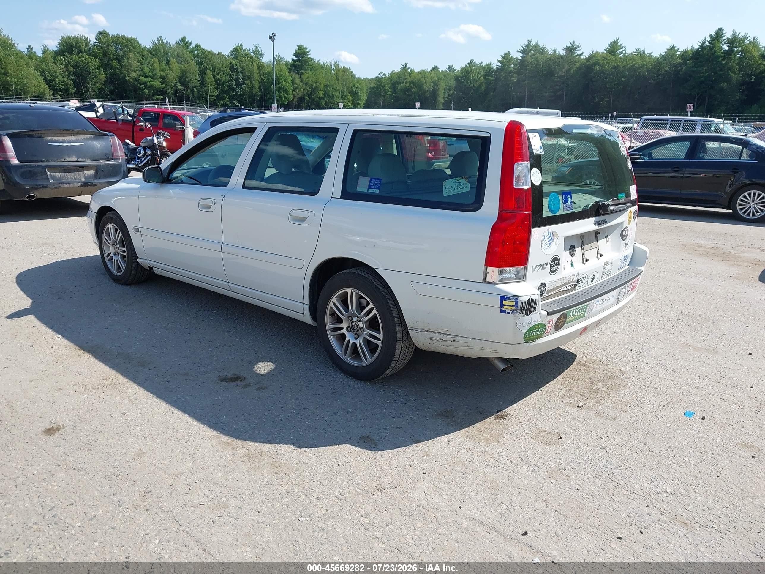 2006 Volvo V70 2.4 White vin: YV1SW640162550271
