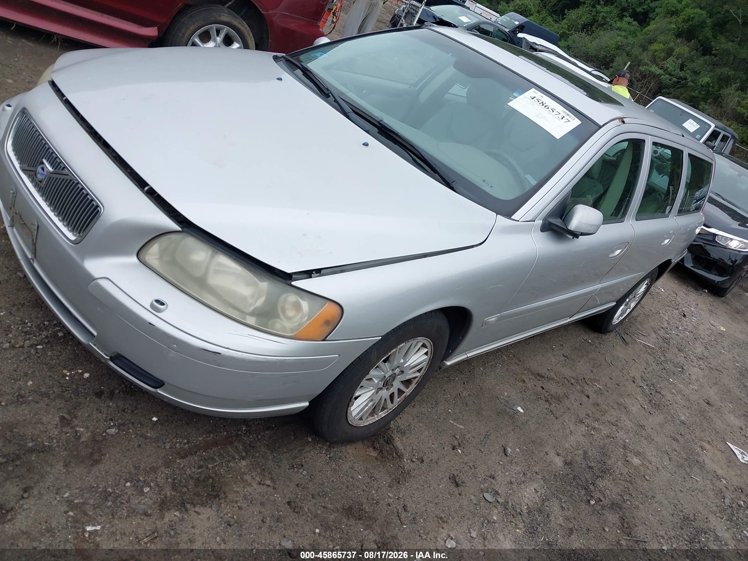 2005 Volvo V70 2.4 A/2.4 A Sr/2.4 M/2.4 M Sr Серый vin: YV1SW640452486435