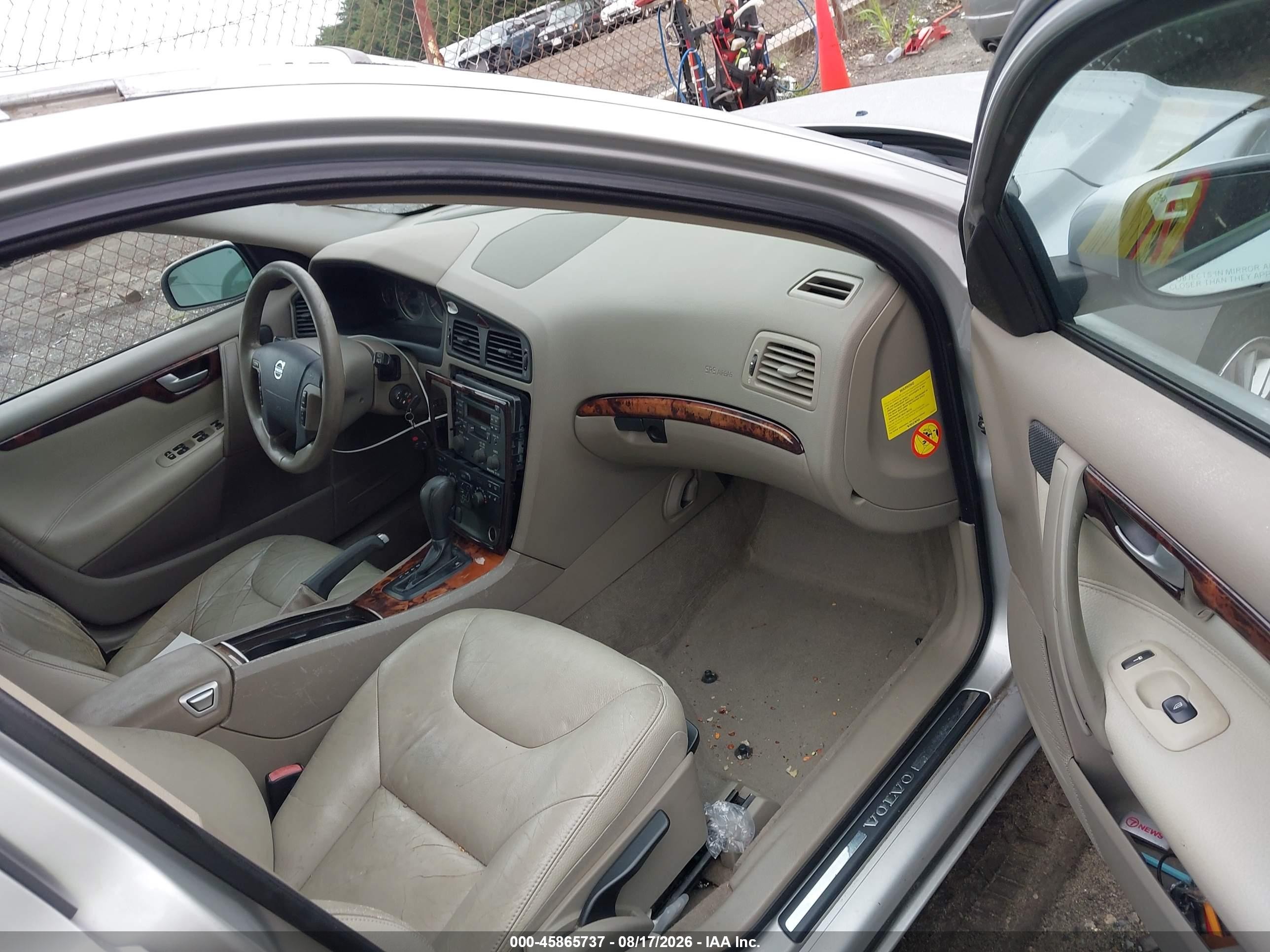 2005 Volvo V70 2.4 A/2.4 A Sr/2.4 M/2.4 M Sr Серый vin: YV1SW640452486435