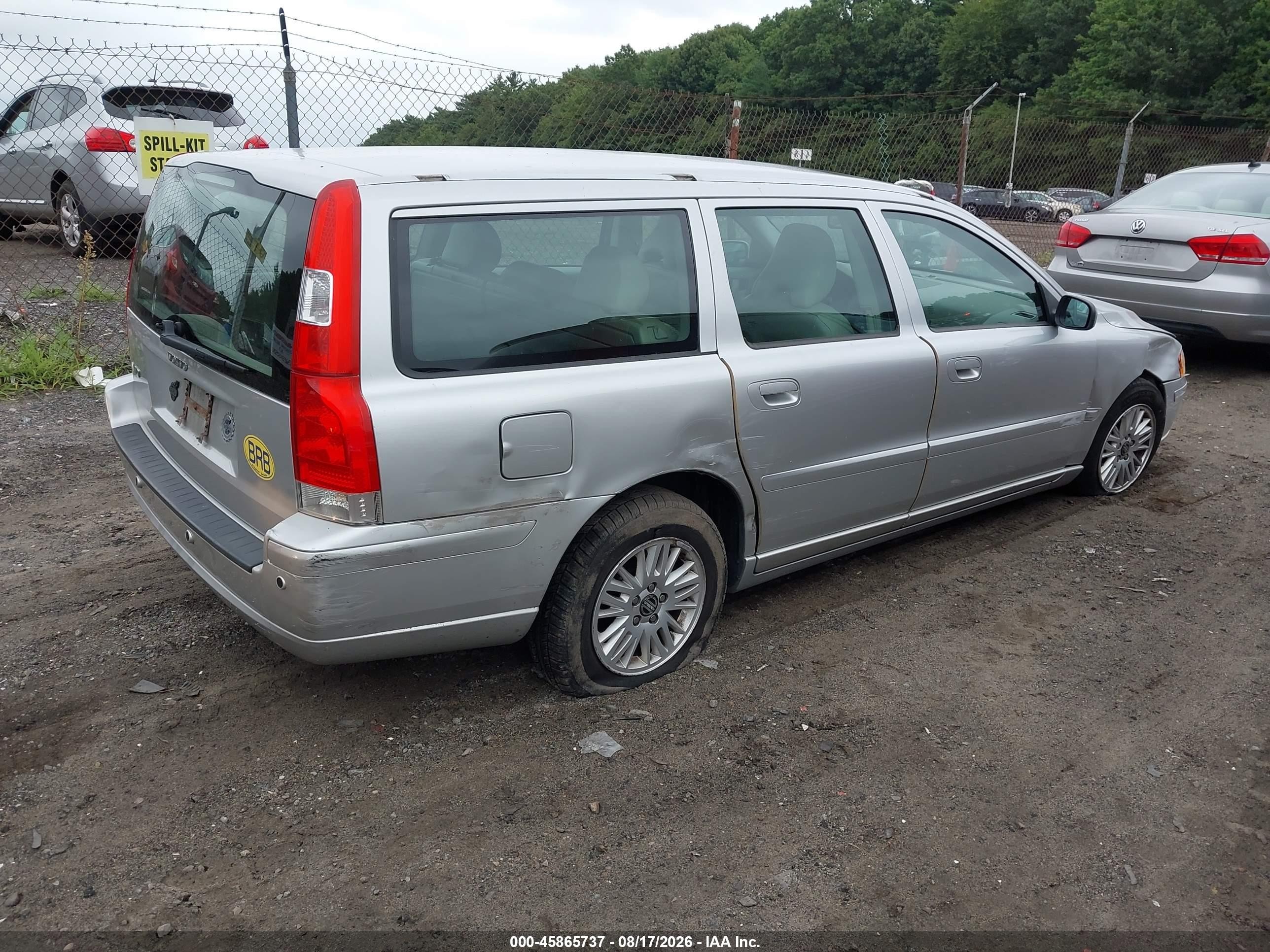 2005 Volvo V70 2.4 A/2.4 A Sr/2.4 M/2.4 M Sr Серый vin: YV1SW640452486435