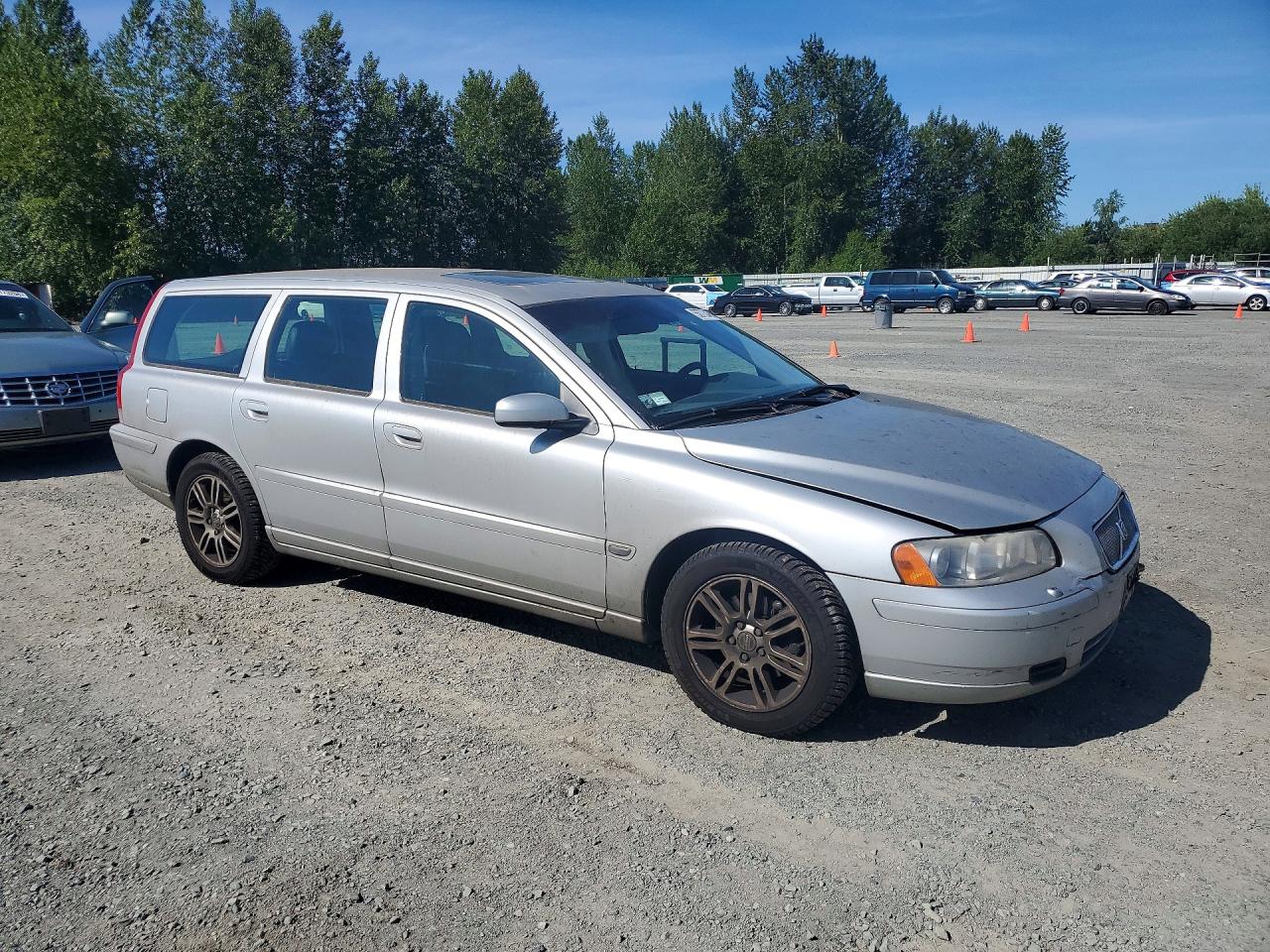 2006 Volvo V70 Silver vin: YV1SW640862577418