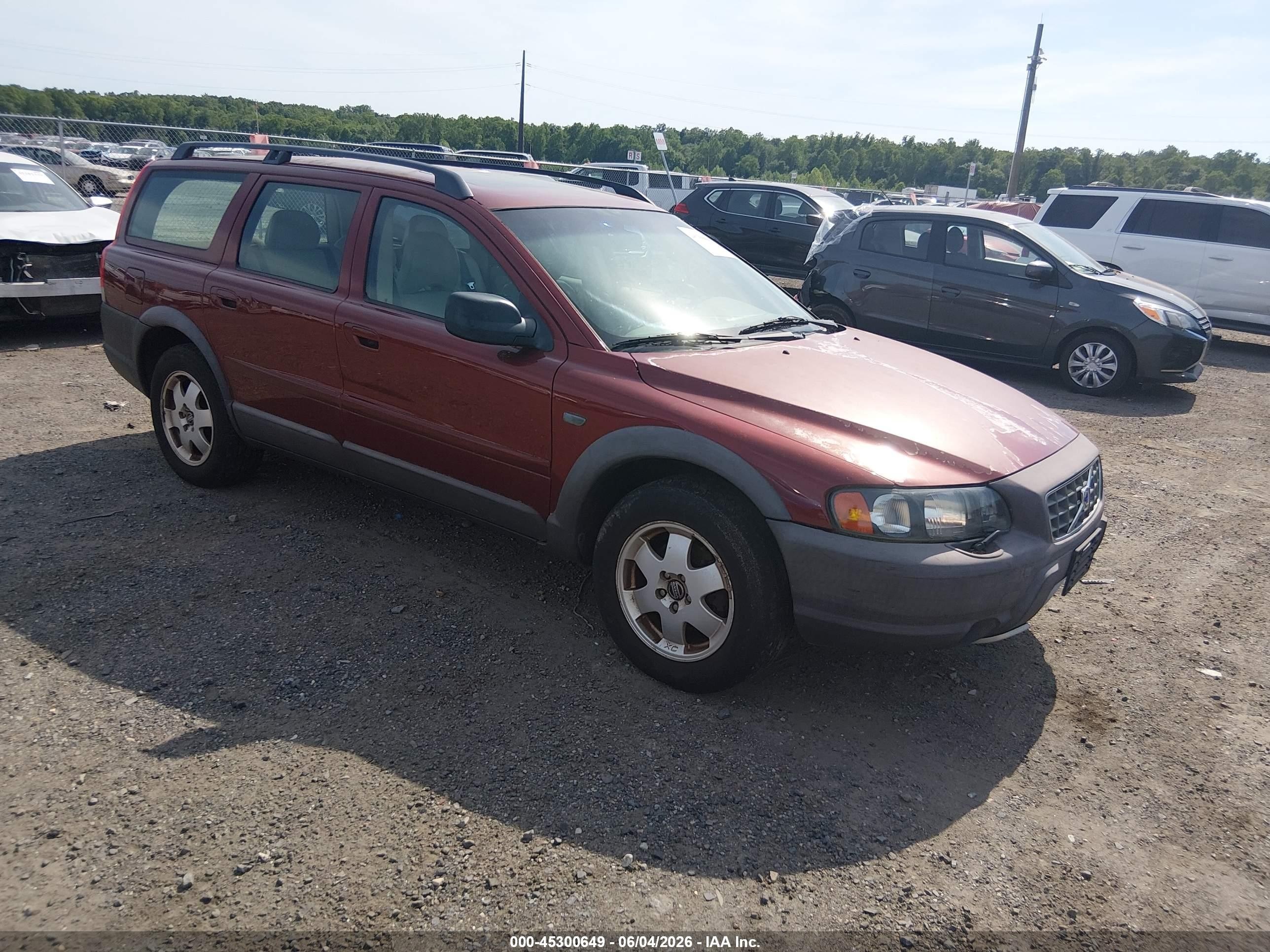 2001 Volvo V70 Xc Red vin: YV1SZ58D111044386