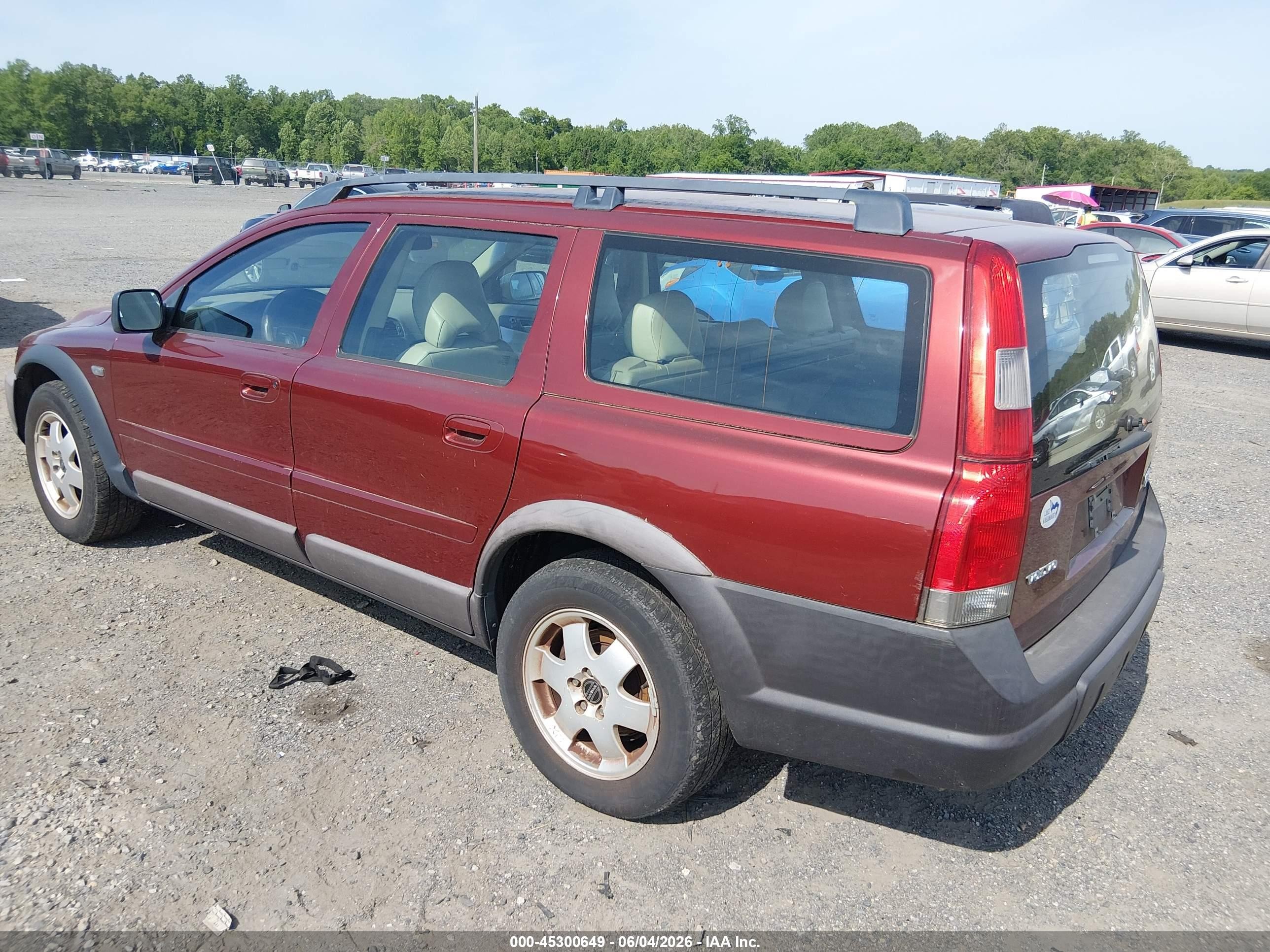2001 Volvo V70 Xc Red vin: YV1SZ58D111044386