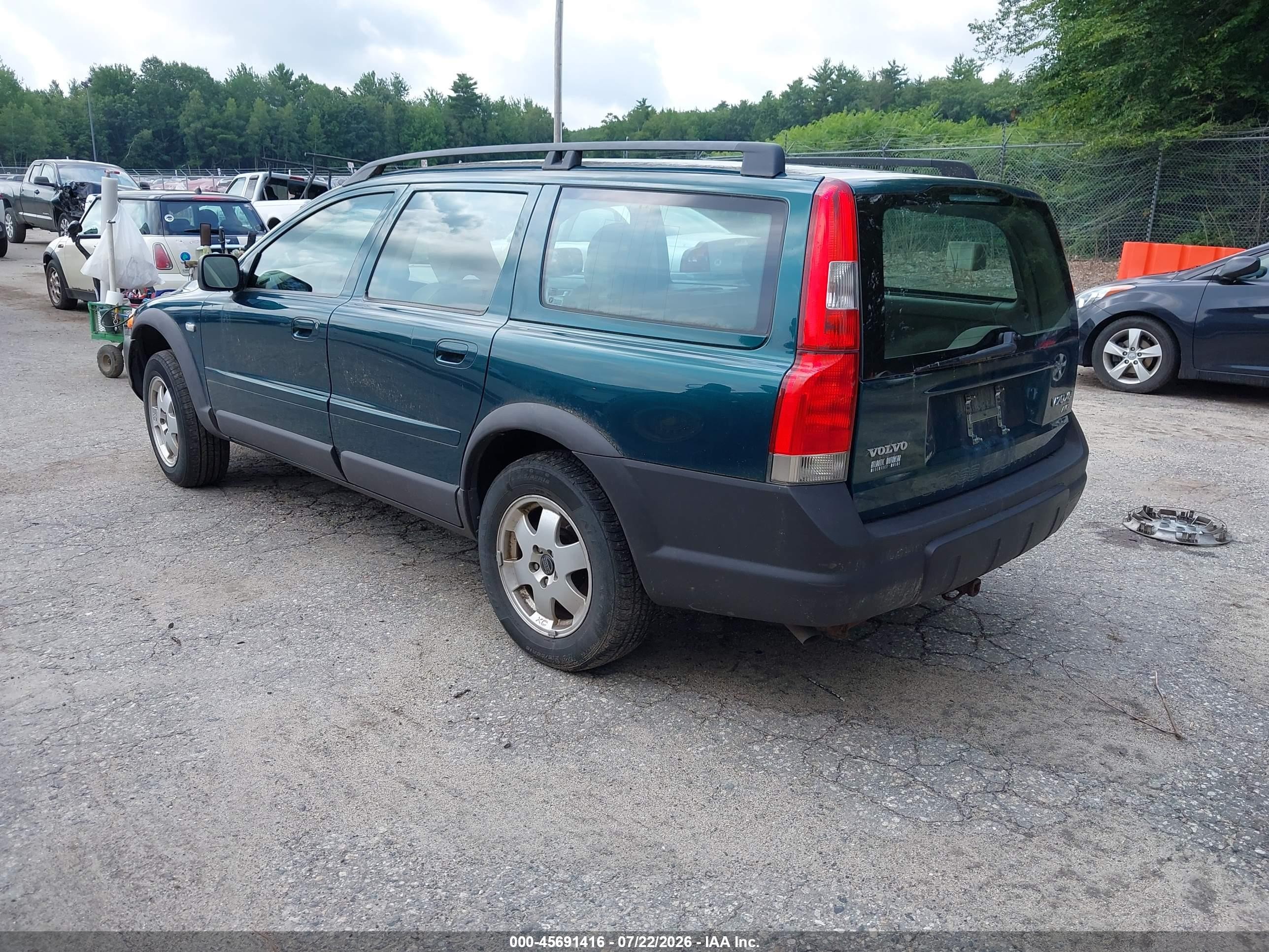 2002 Volvo V70 Xc Green vin: YV1SZ58D121053073