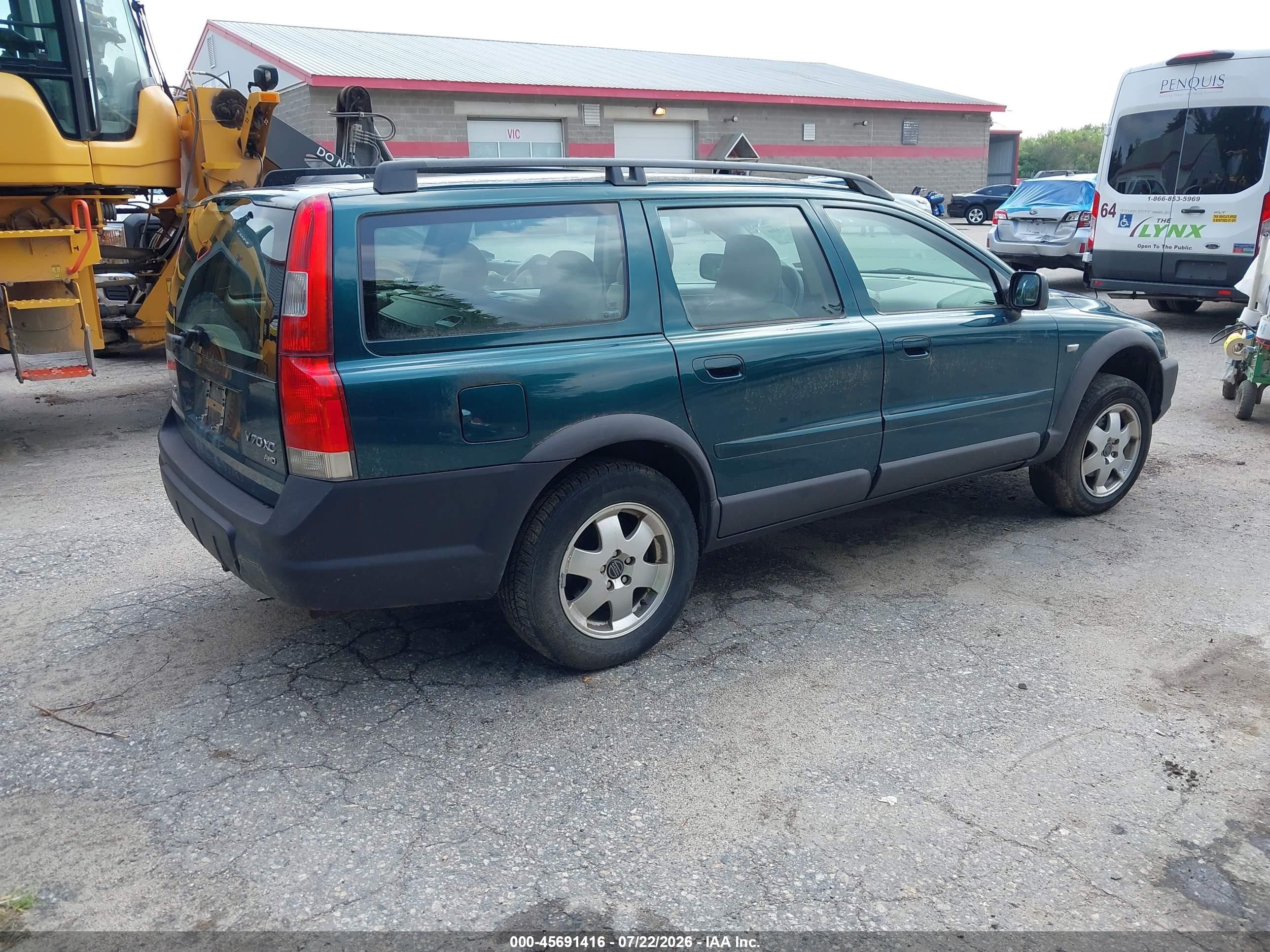 2002 Volvo V70 Xc Green vin: YV1SZ58D121053073