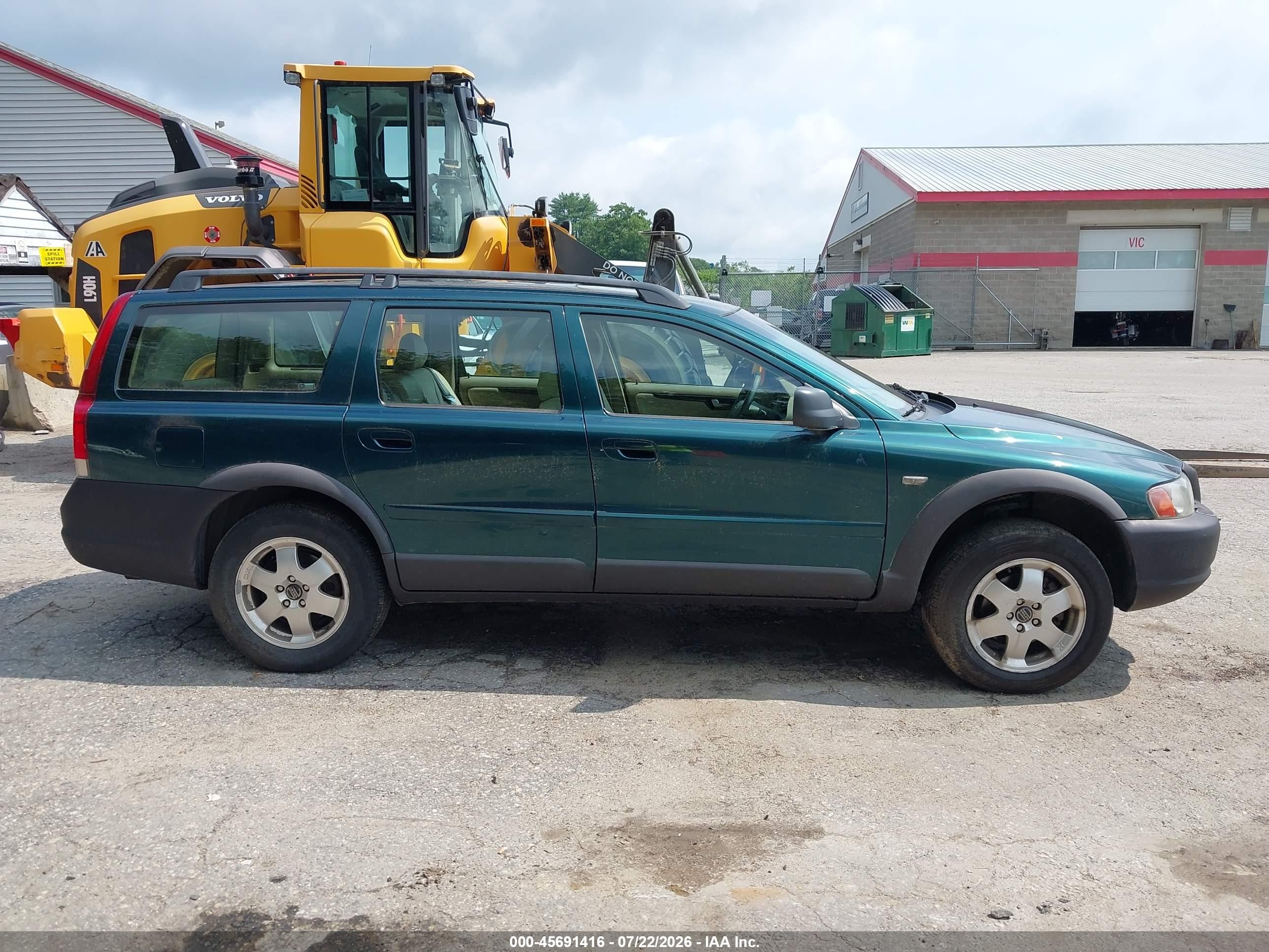 2002 Volvo V70 Xc Green vin: YV1SZ58D121053073