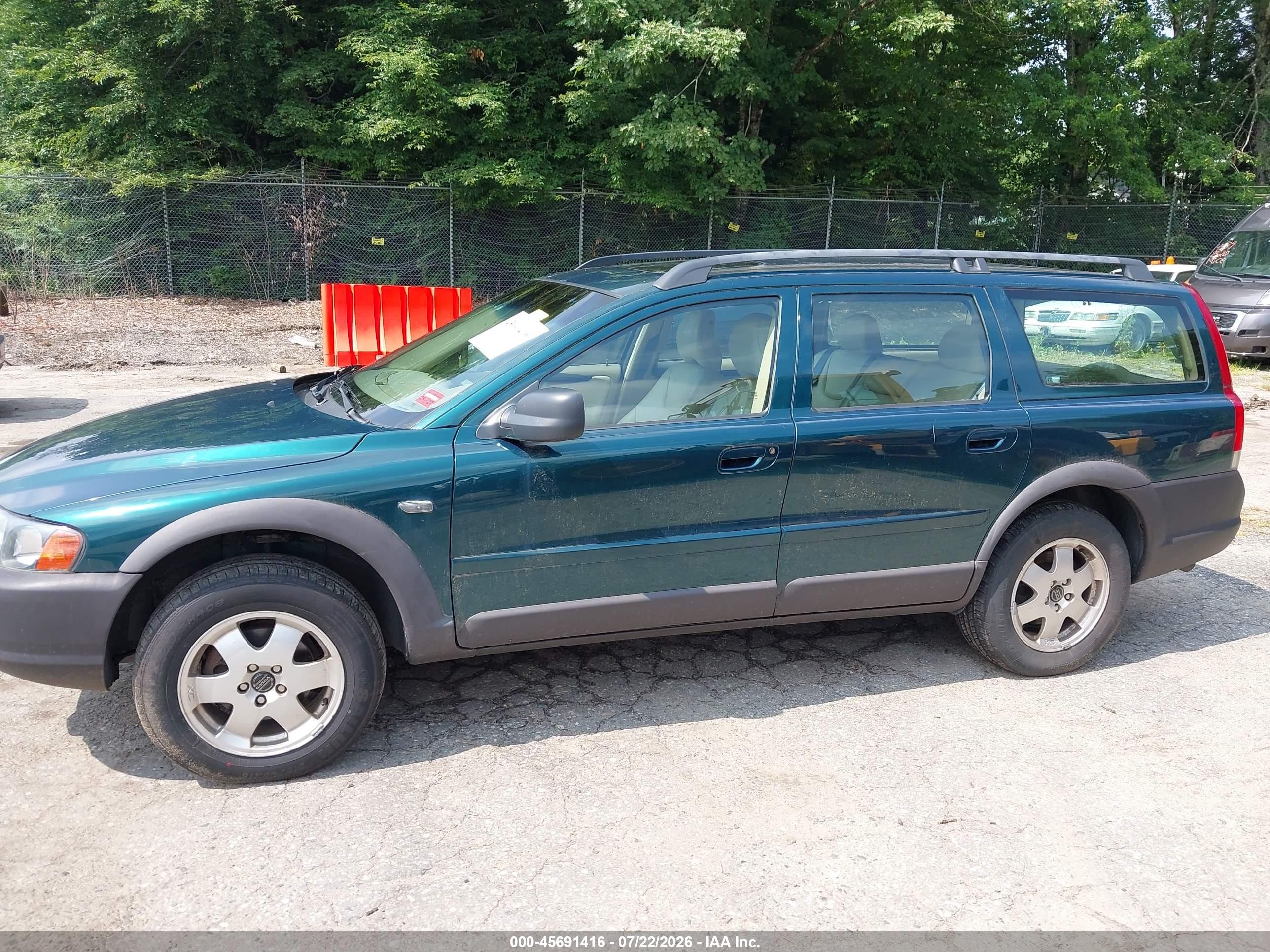 2002 Volvo V70 Xc Green vin: YV1SZ58D121053073