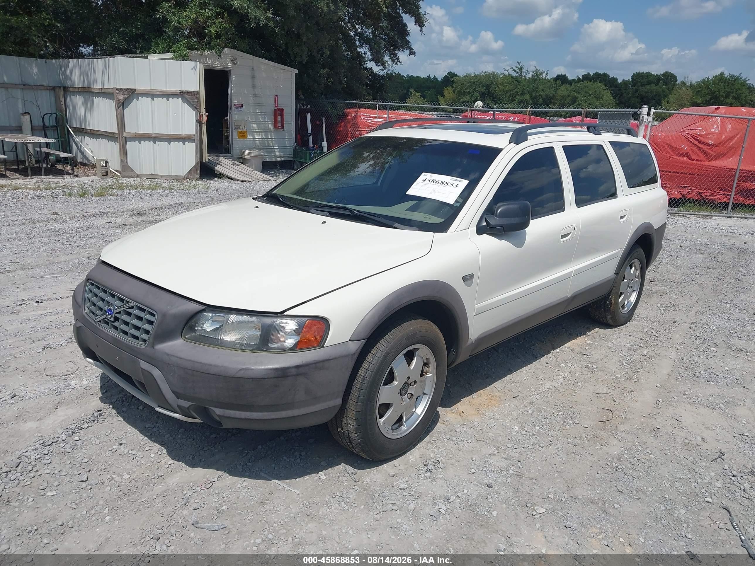 2002 Volvo V70 Xc White vin: YV1SZ58D121053350