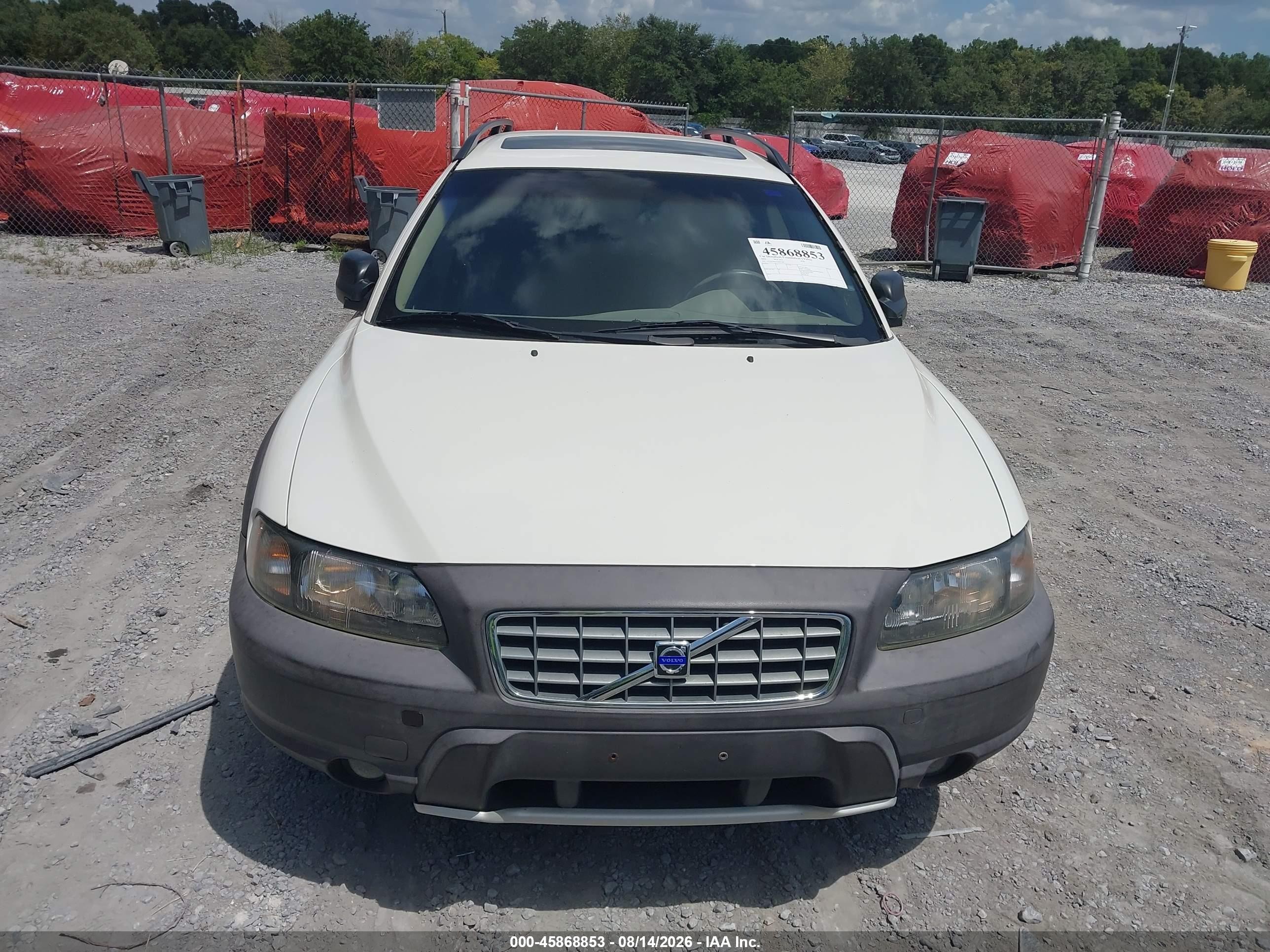 2002 Volvo V70 Xc White vin: YV1SZ58D121053350