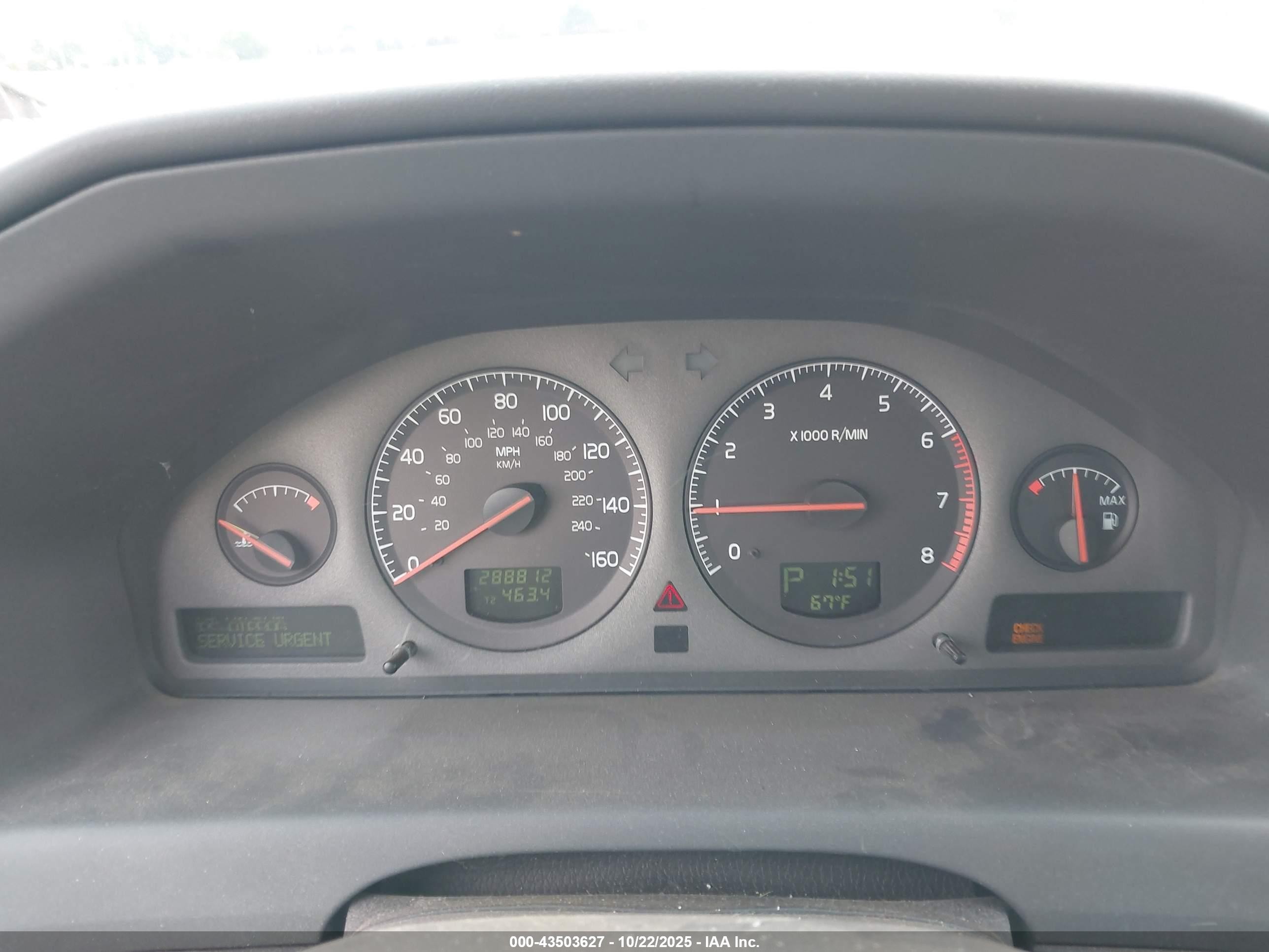 2002 Volvo V70 Xc Красный vin: YV1SZ58D121068074