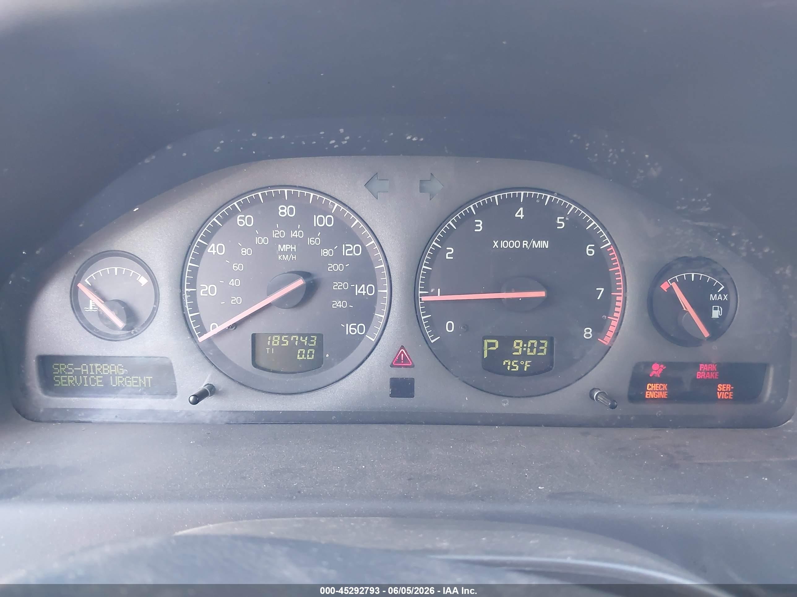 2001 Volvo V70 Xc Gray vin: YV1SZ58D211031517