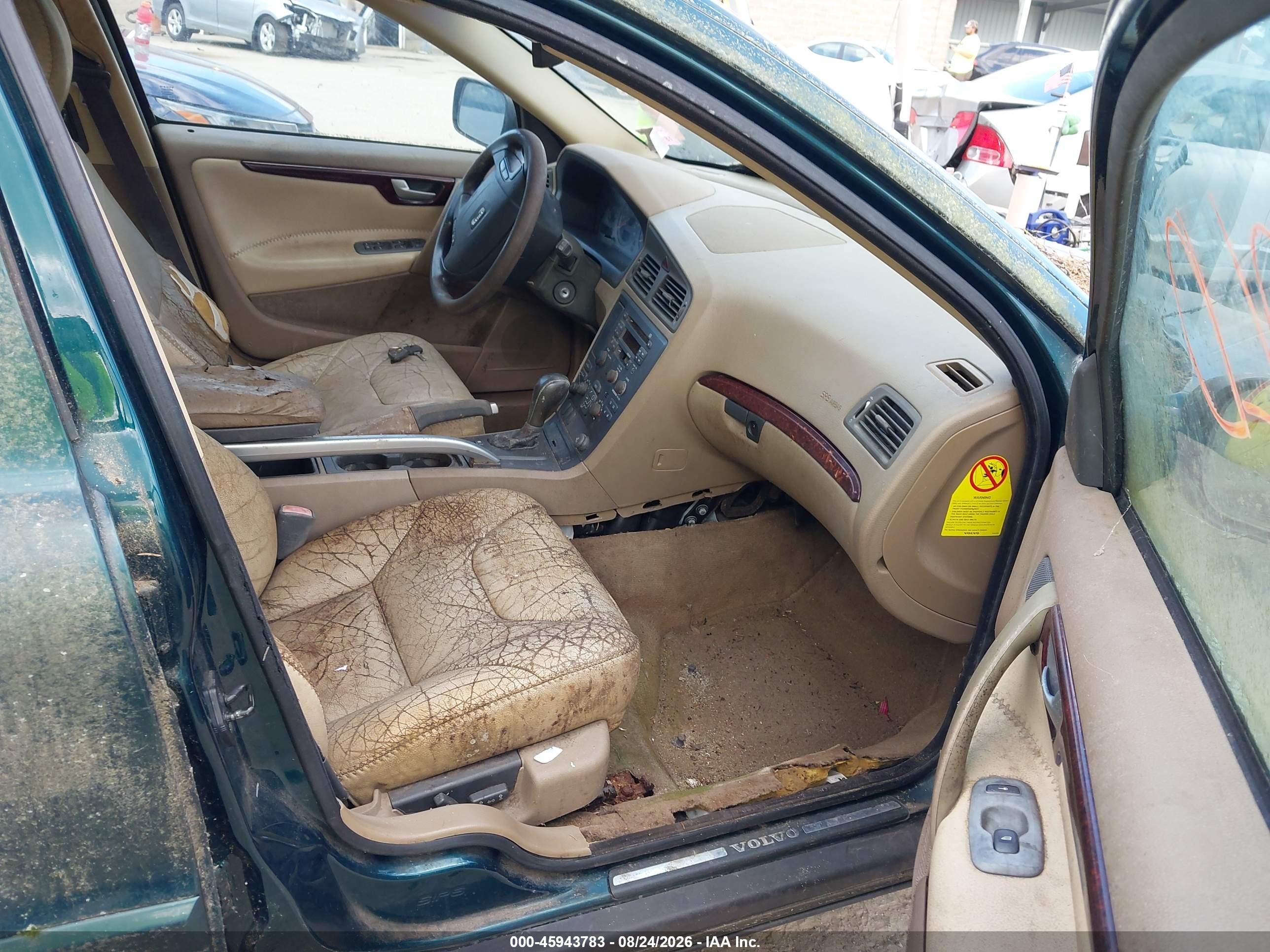 2002 Volvo V70 Xc Зеленый vin: YV1SZ58D321062776