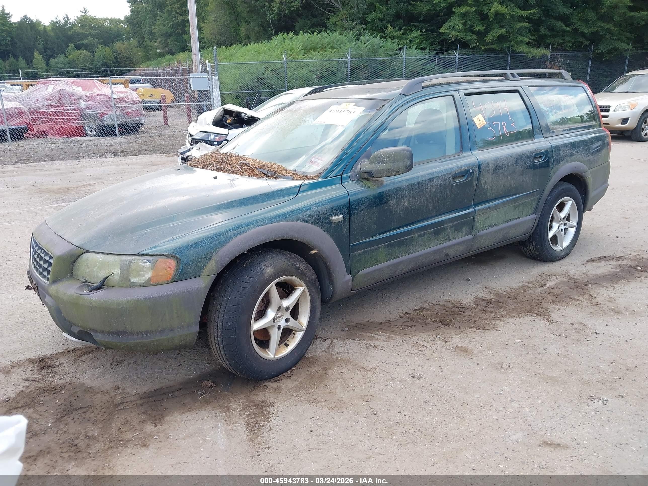 2002 Volvo V70 Xc Зеленый vin: YV1SZ58D321062776
