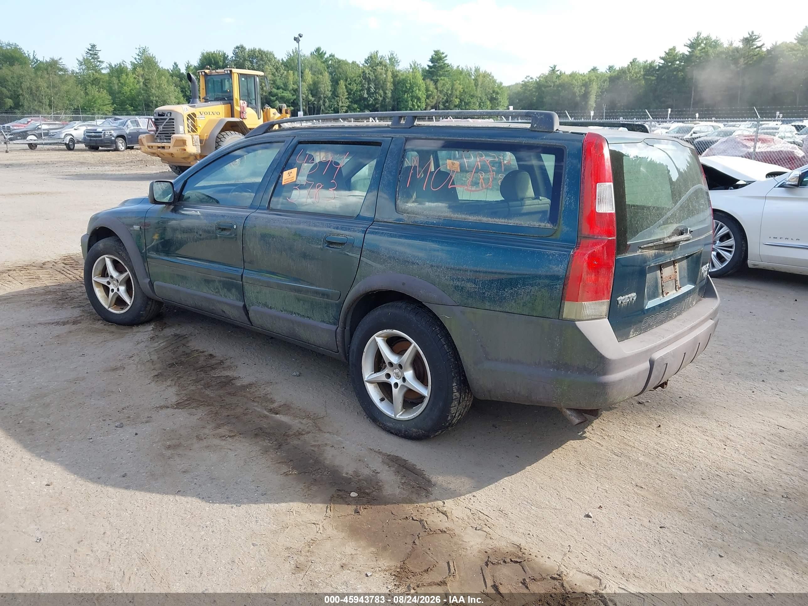 2002 Volvo V70 Xc Зеленый vin: YV1SZ58D321062776