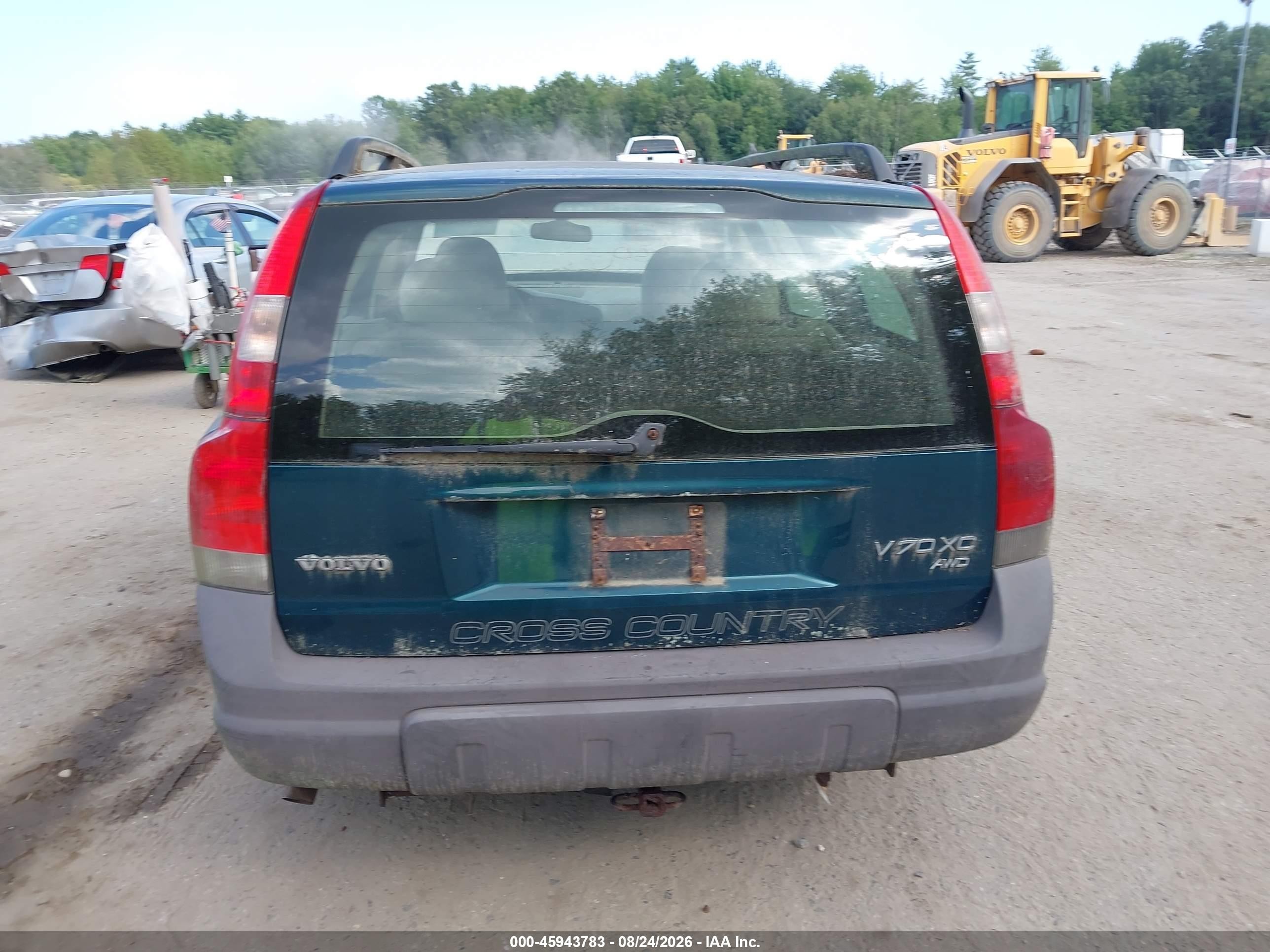 2002 Volvo V70 Xc Зеленый vin: YV1SZ58D321062776