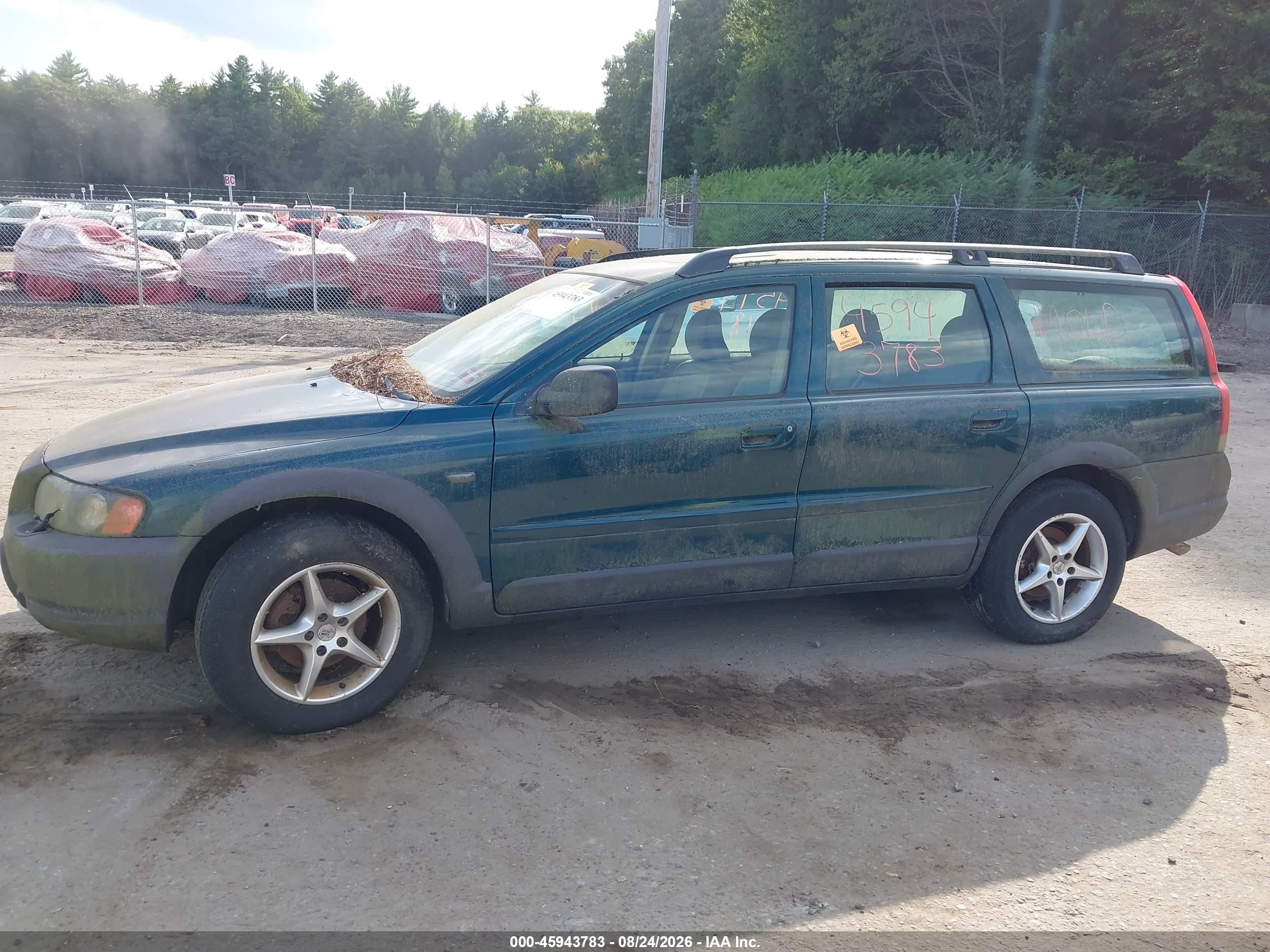 2002 Volvo V70 Xc Зеленый vin: YV1SZ58D321062776