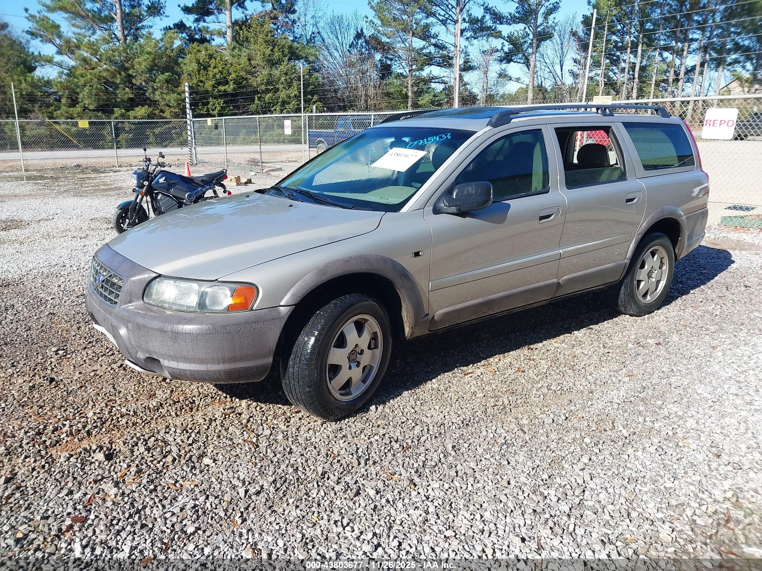 2002 Volvo V70 Xc Gray vin: YV1SZ58D321071543
