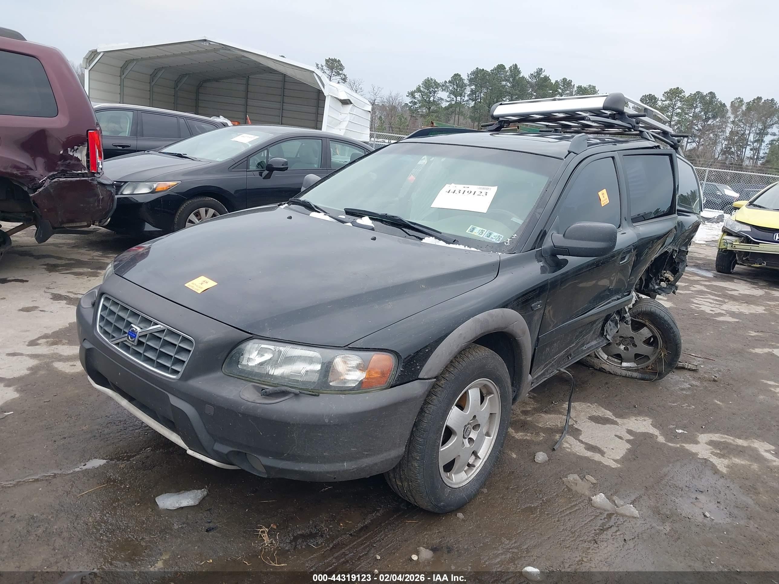 2002 Volvo V70 Xc Черный vin: YV1SZ58D421076878