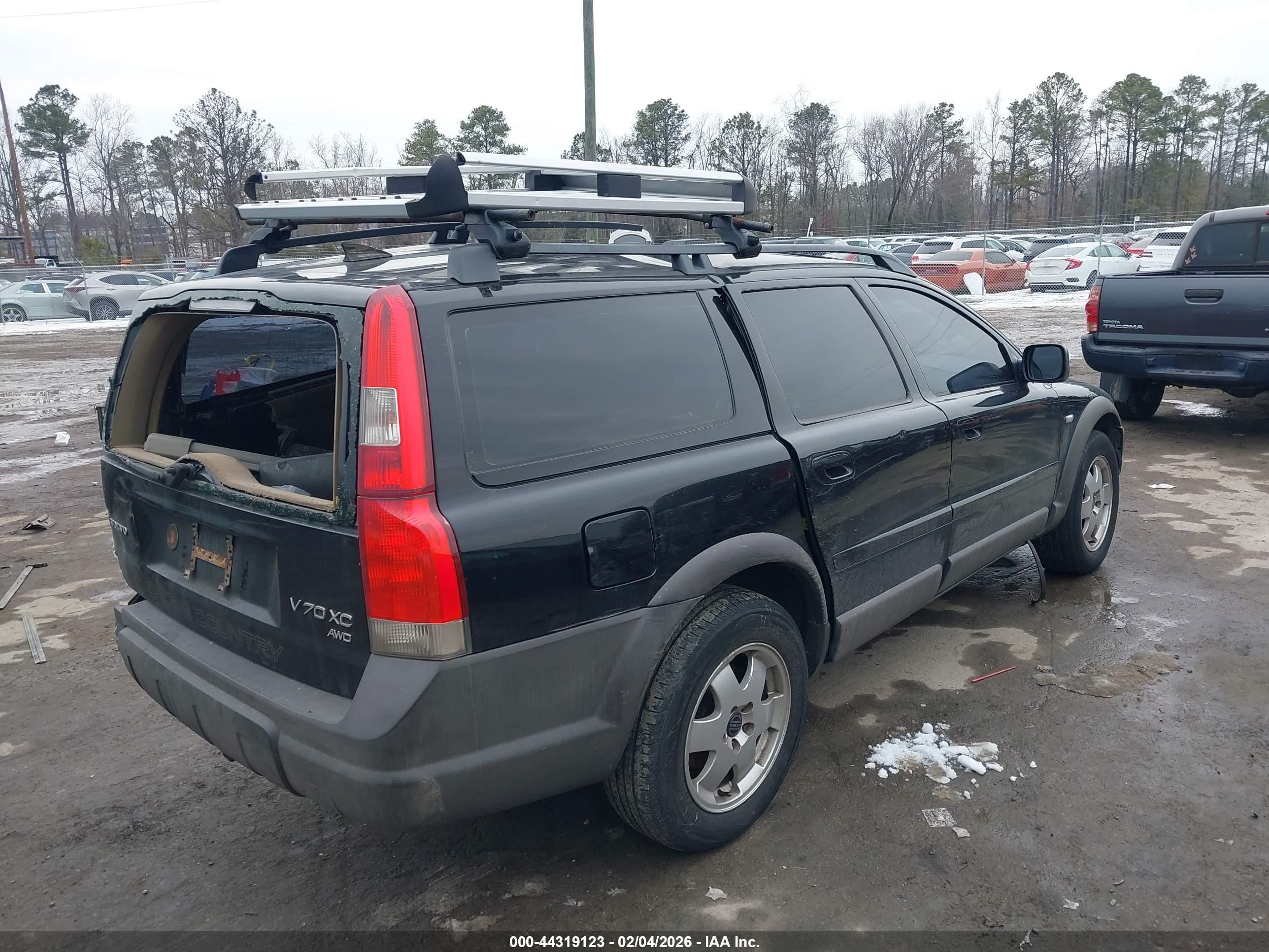 2002 Volvo V70 Xc Черный vin: YV1SZ58D421076878