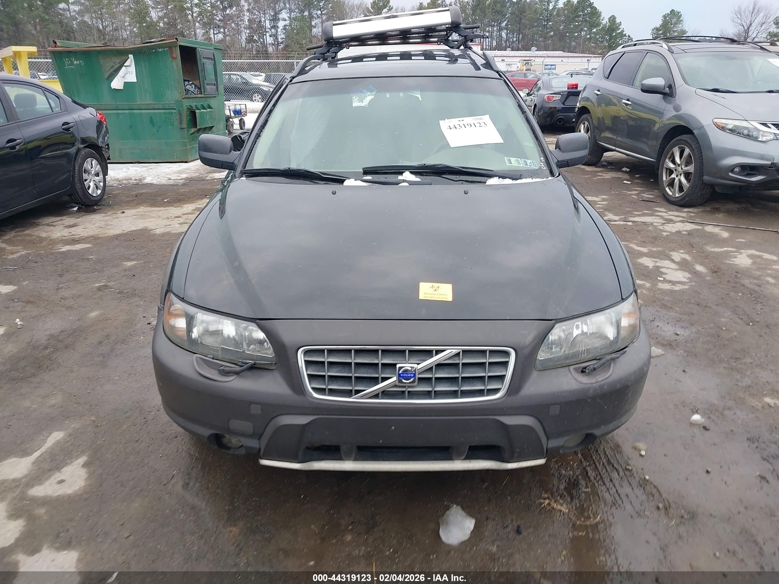 2002 Volvo V70 Xc Черный vin: YV1SZ58D421076878